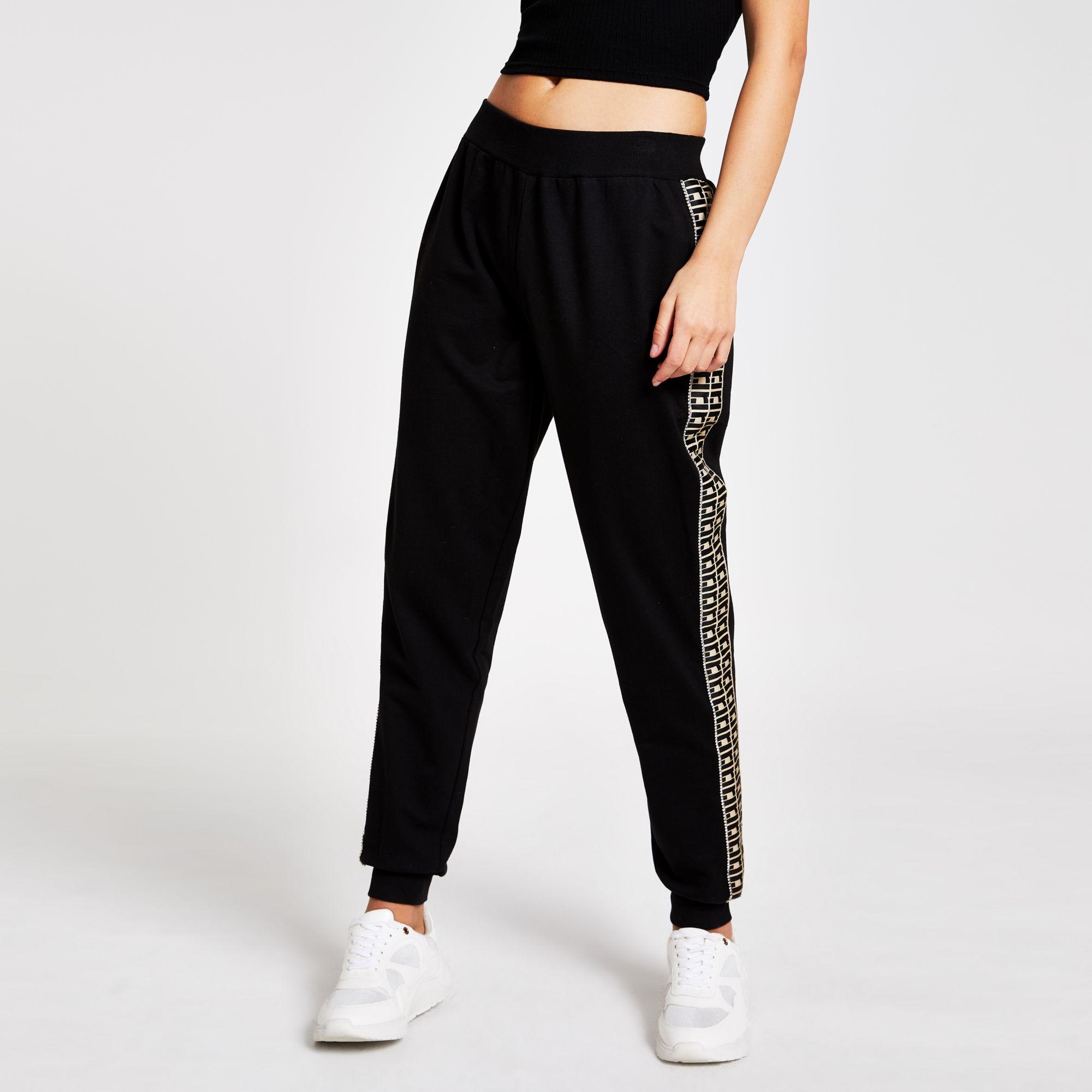 river island monogram joggers