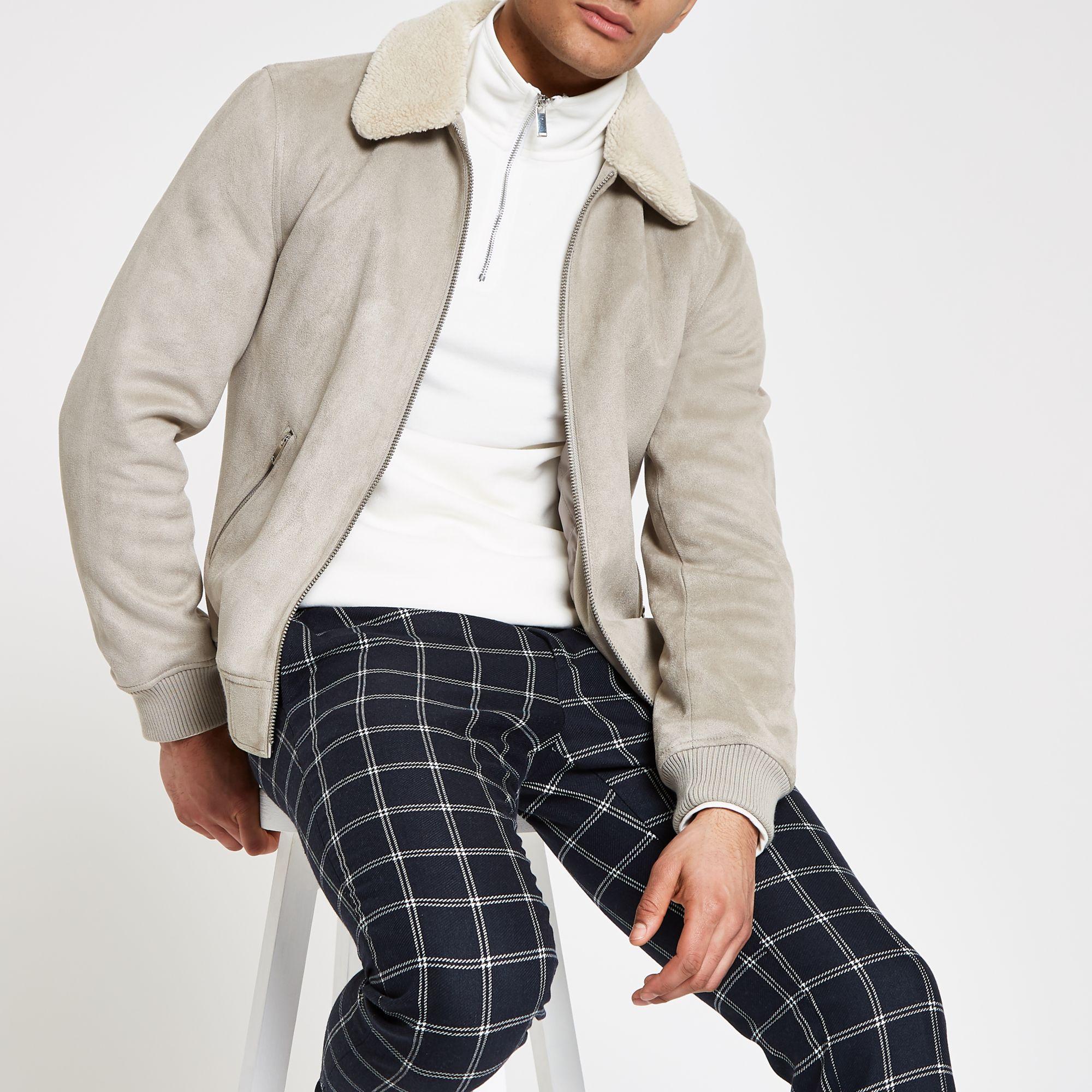 Borg jacket river island top