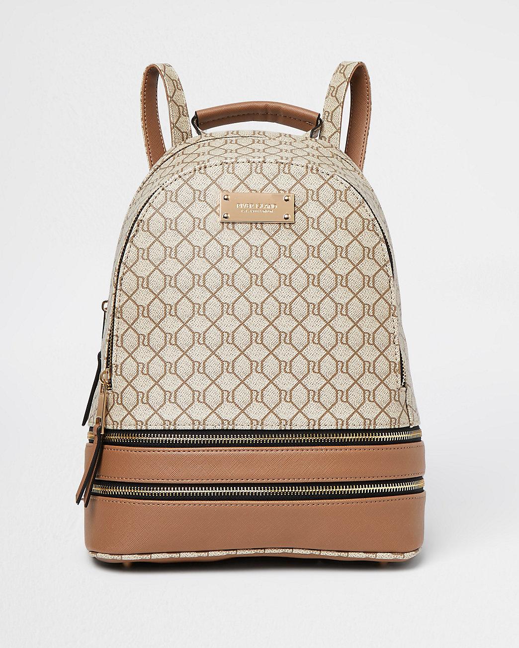 backpack purse with monogram
