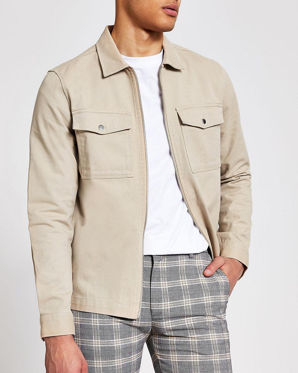 river island stone jacket
