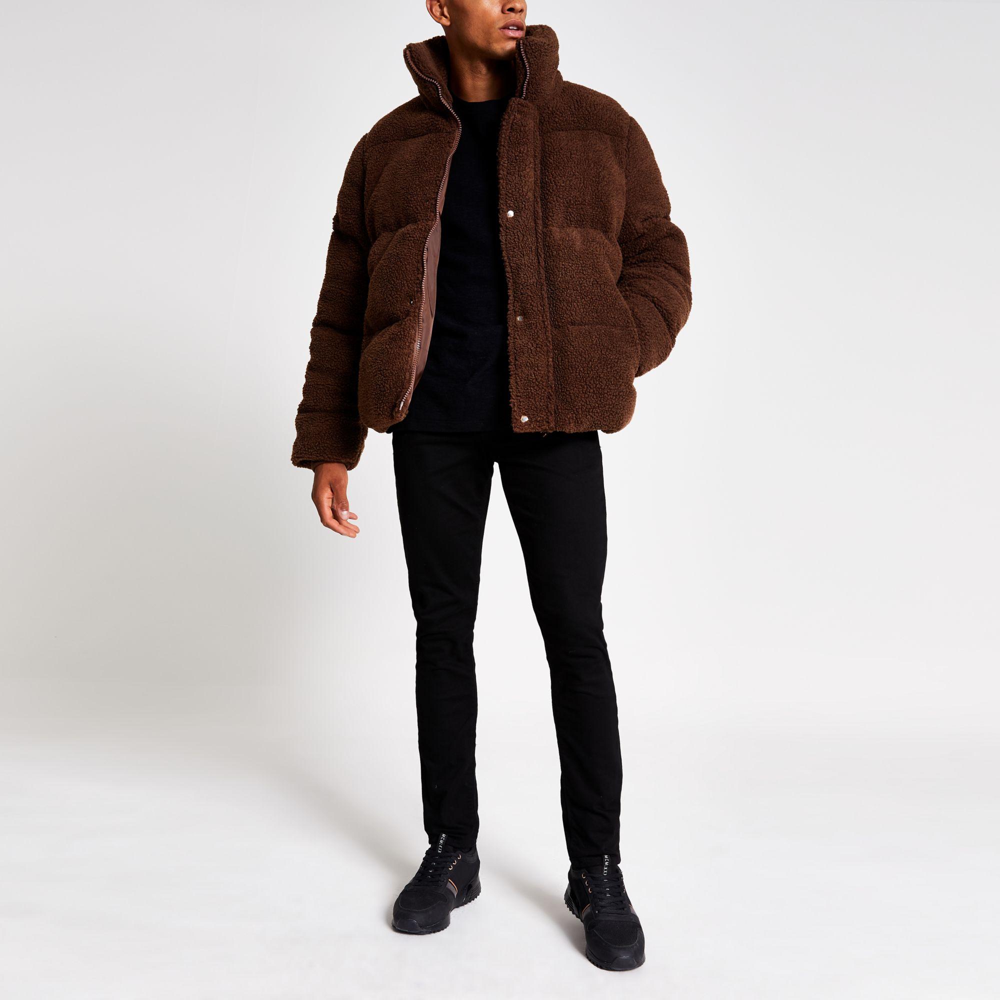river island teddy jacket