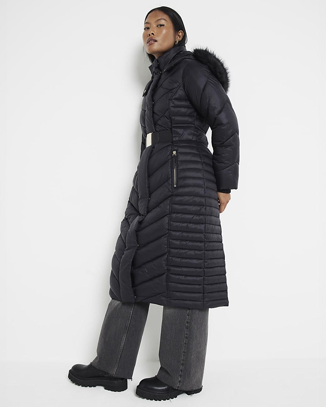 Black jacket womens river island hot sale