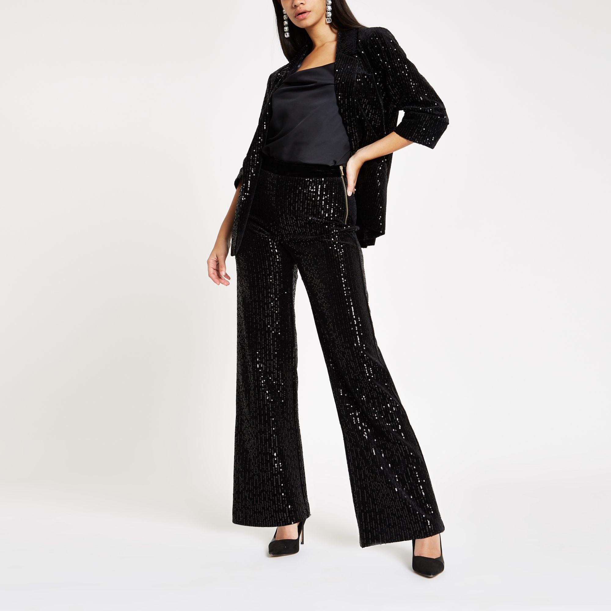 river island velvet trousers