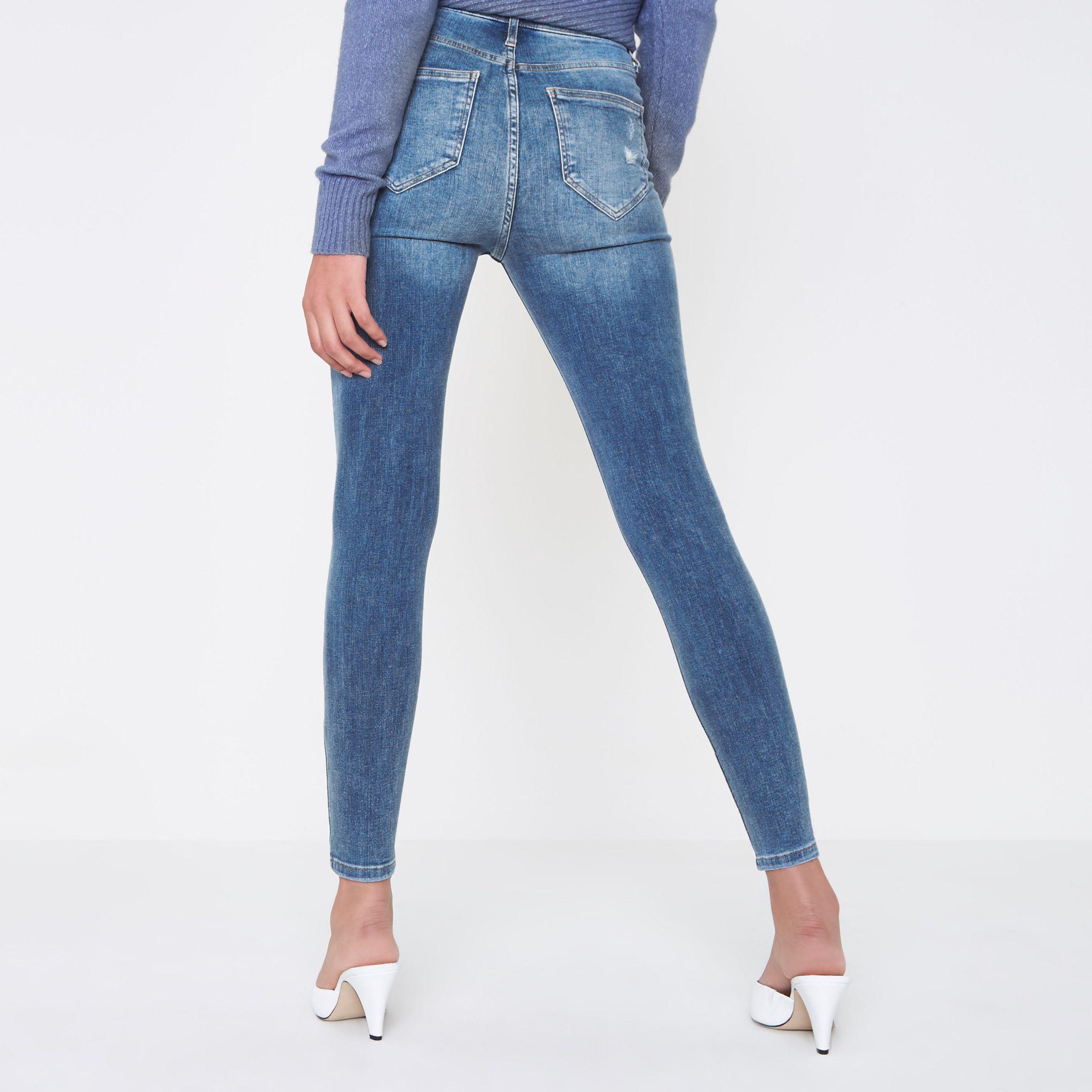 river island harper high waisted jeans