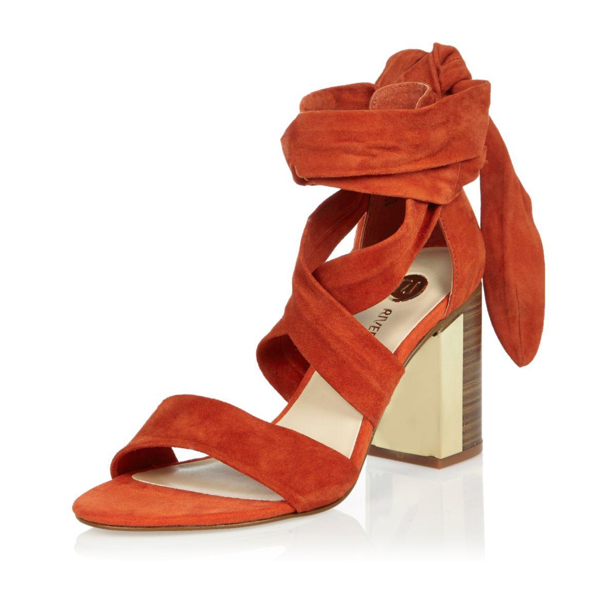 Euromart - Women's Casual Sandals - Dark Orange #399165