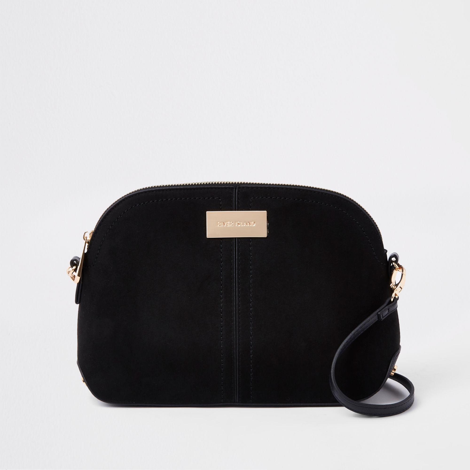 black kettle zip cross body bag