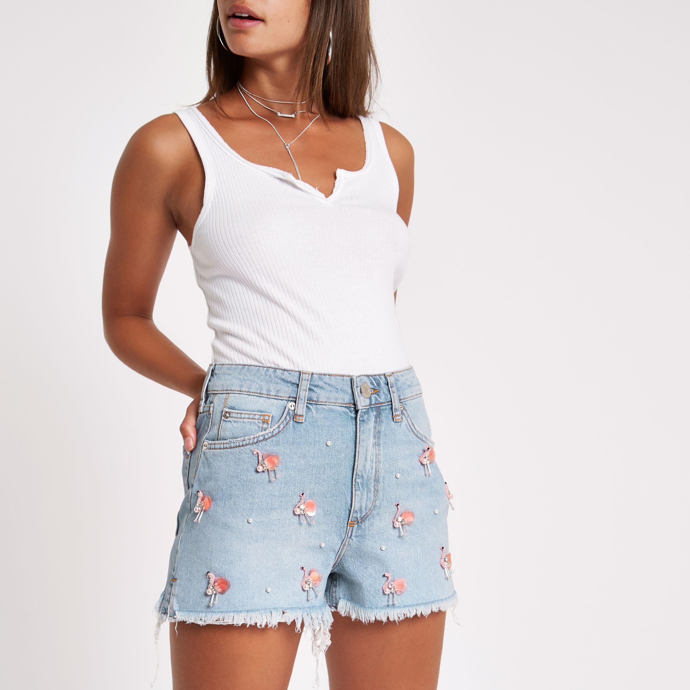 river island annie shorts