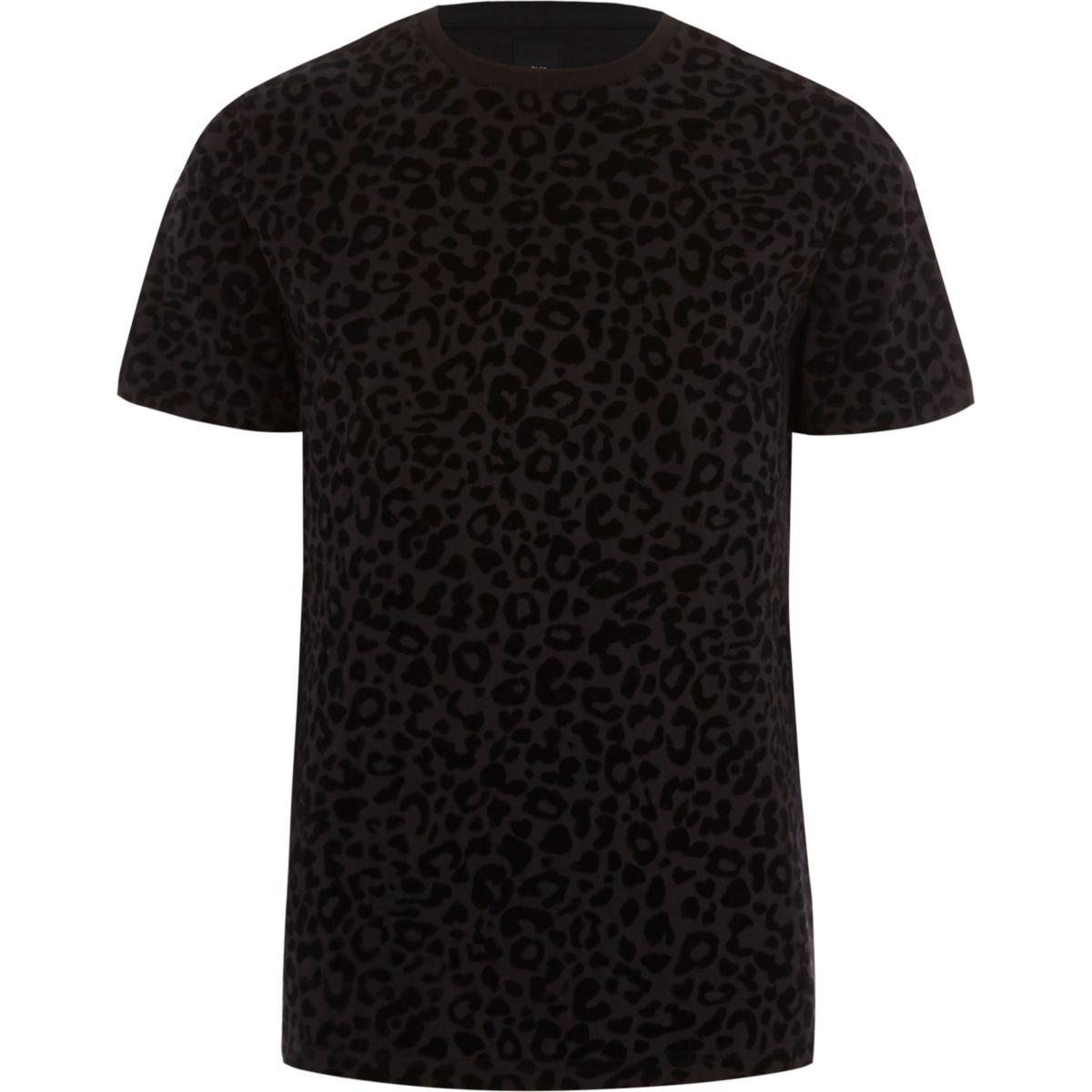 black leopard t shirt