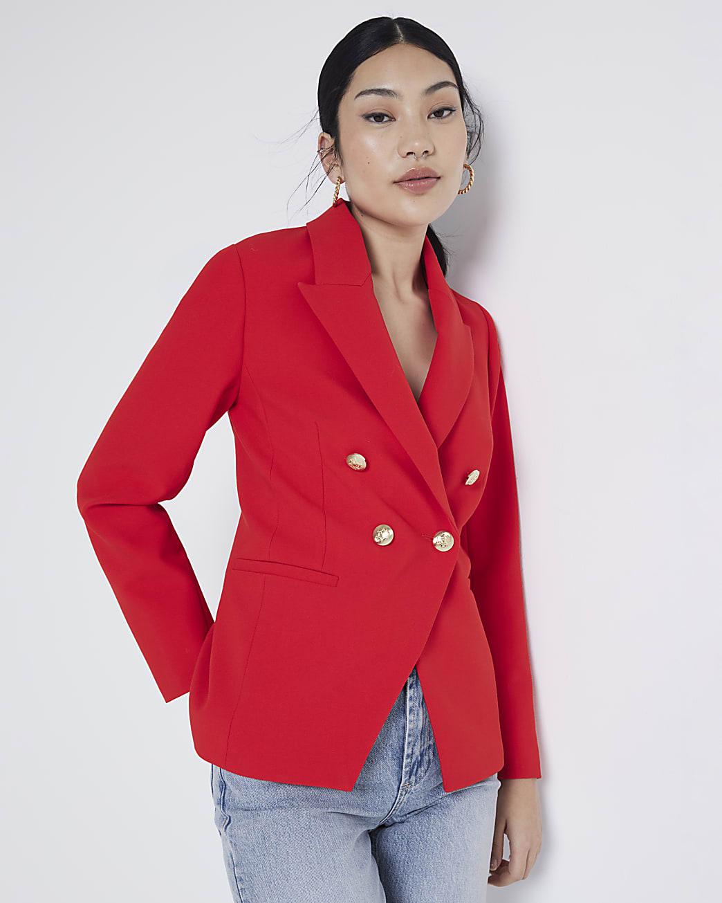 River Island whiter Petite Structured Double