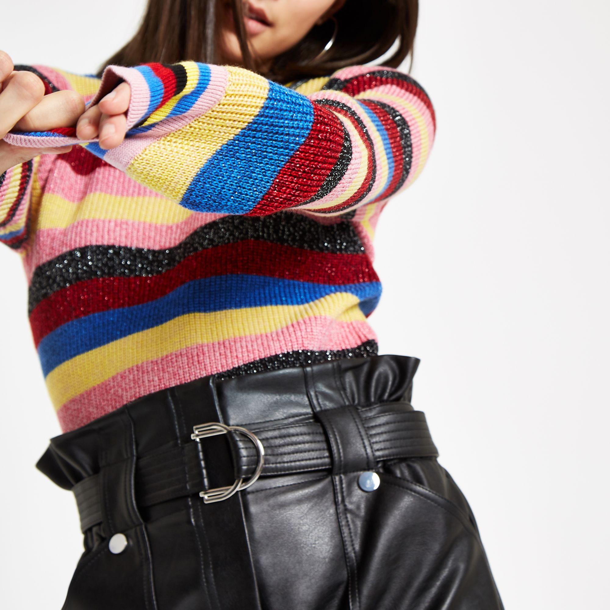 pink rainbow jumper