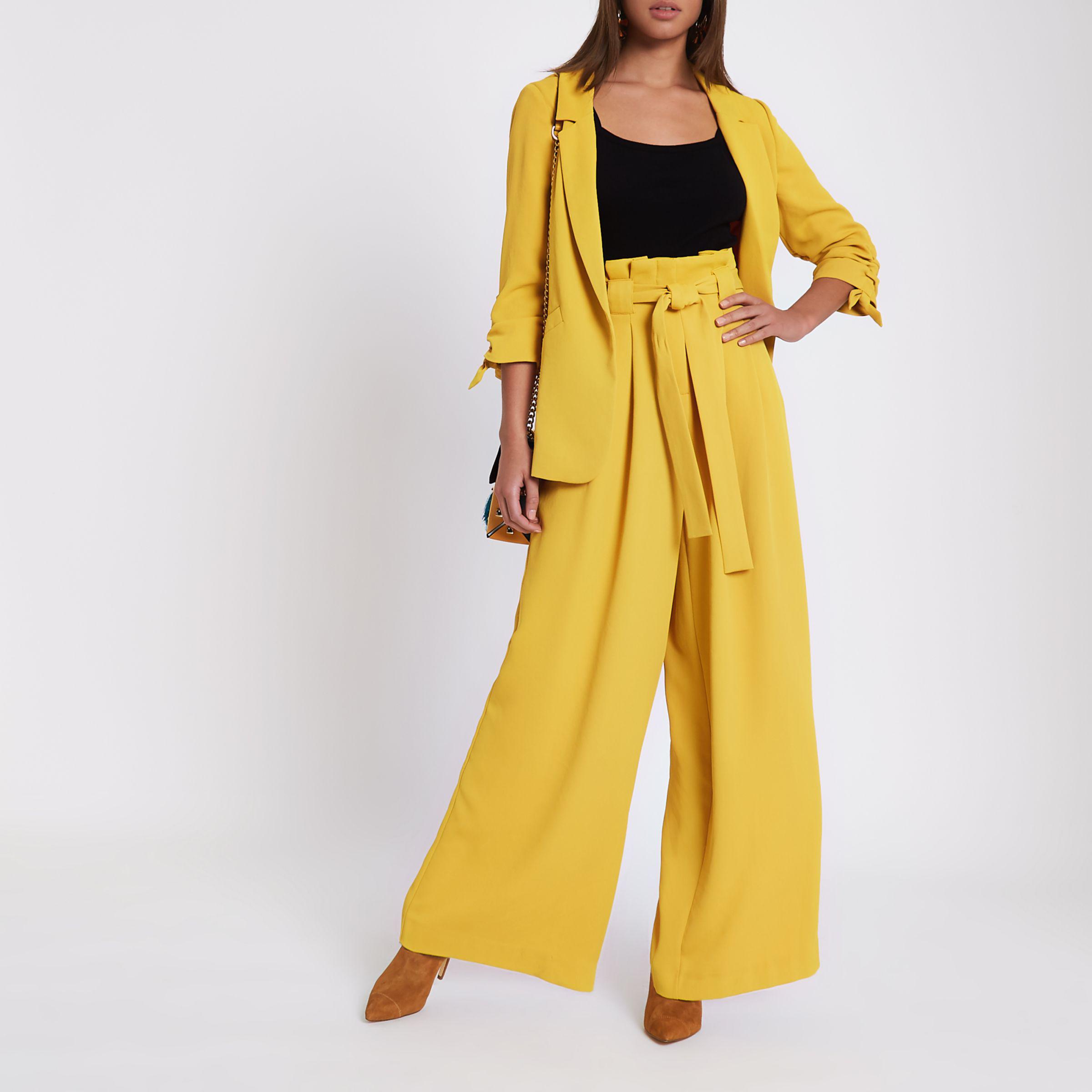 Yellow Paperbag Pant  Chic Little Honey
