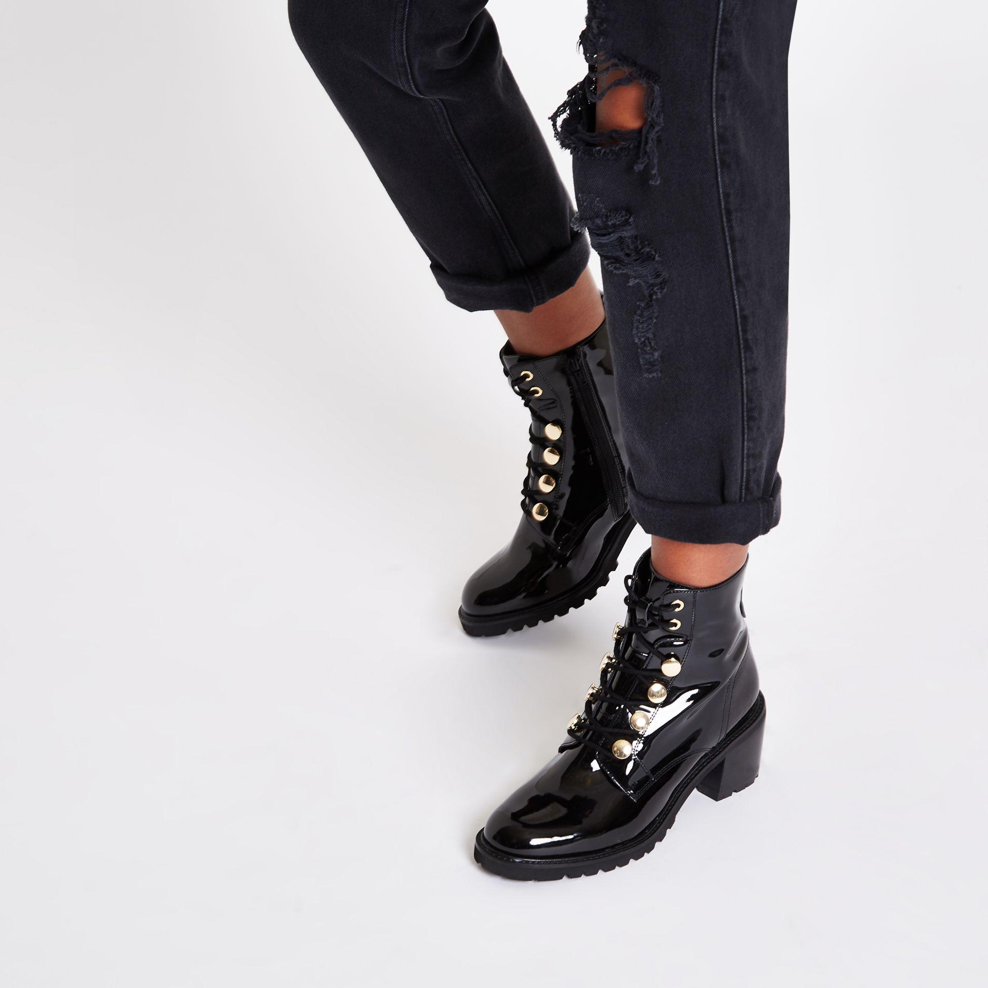 Wide fit top boots river island