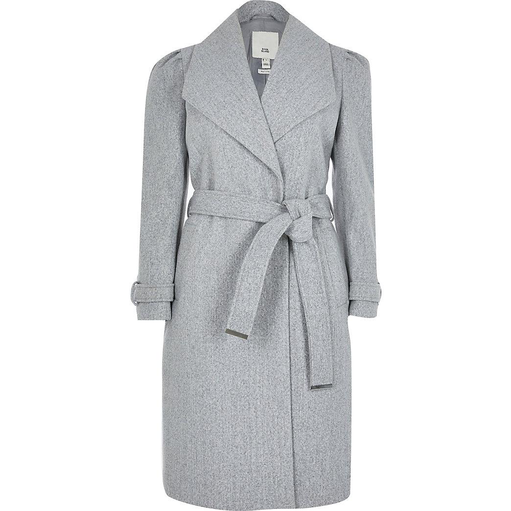 grey robe coat