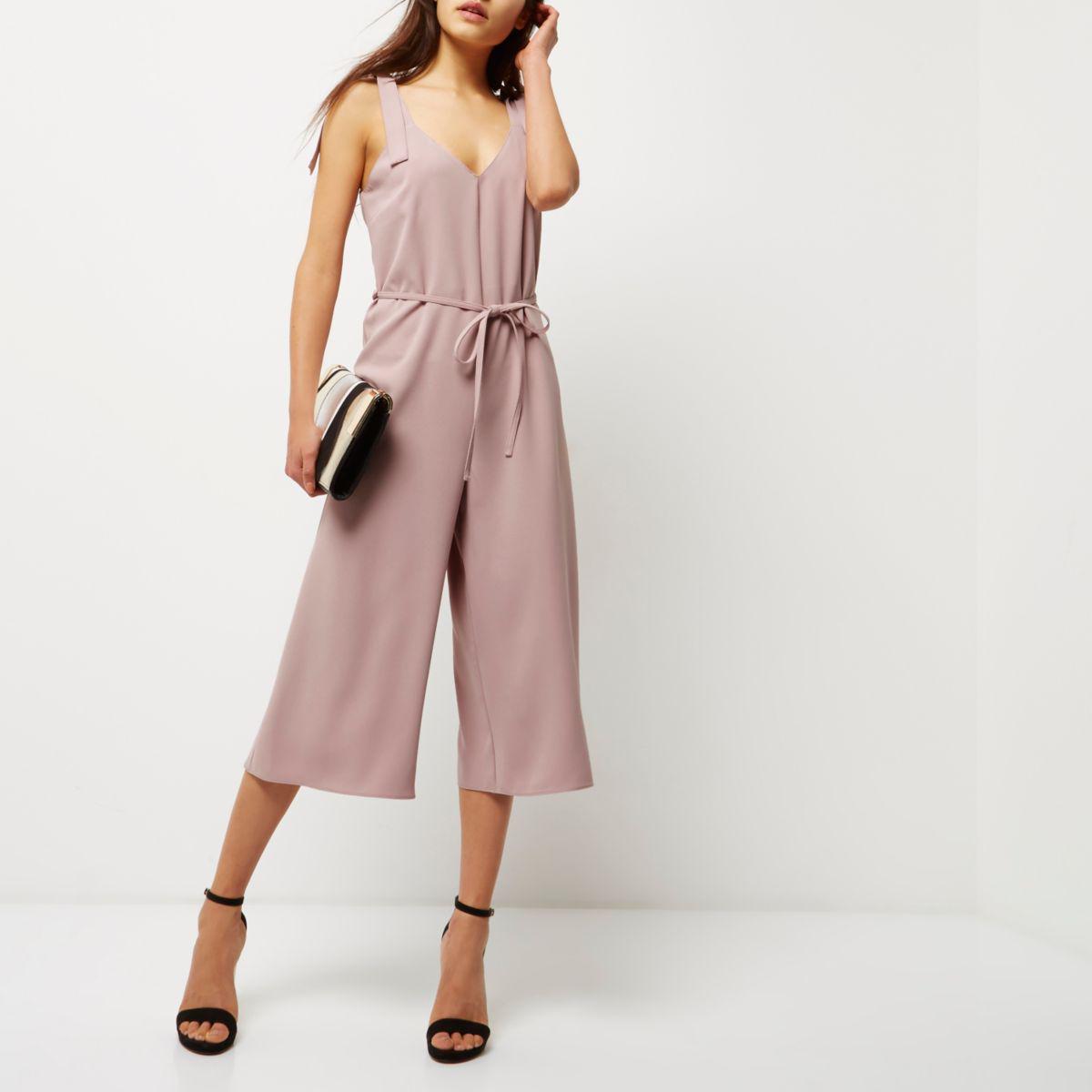 river island jumpsuit pink