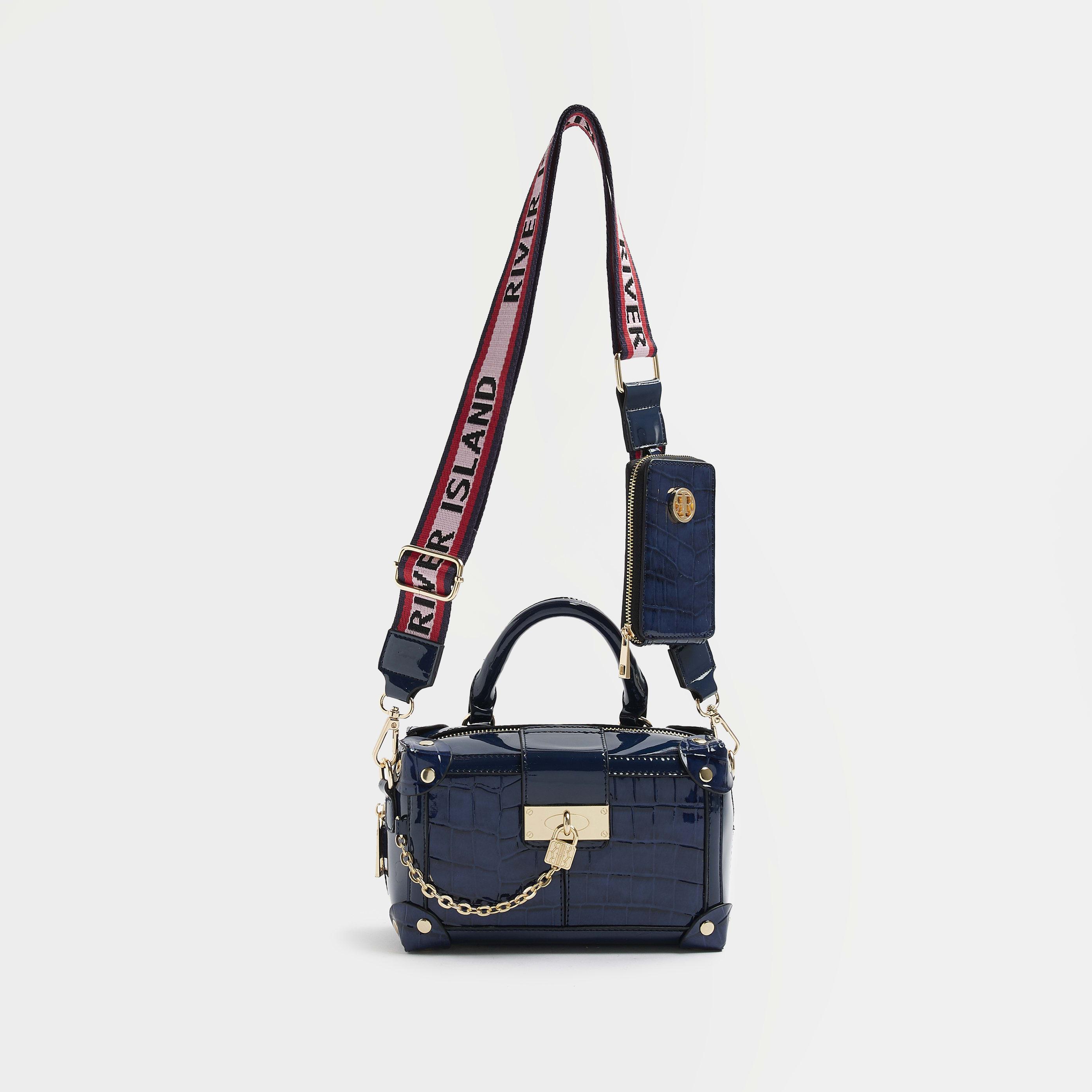 River island sale blue bag