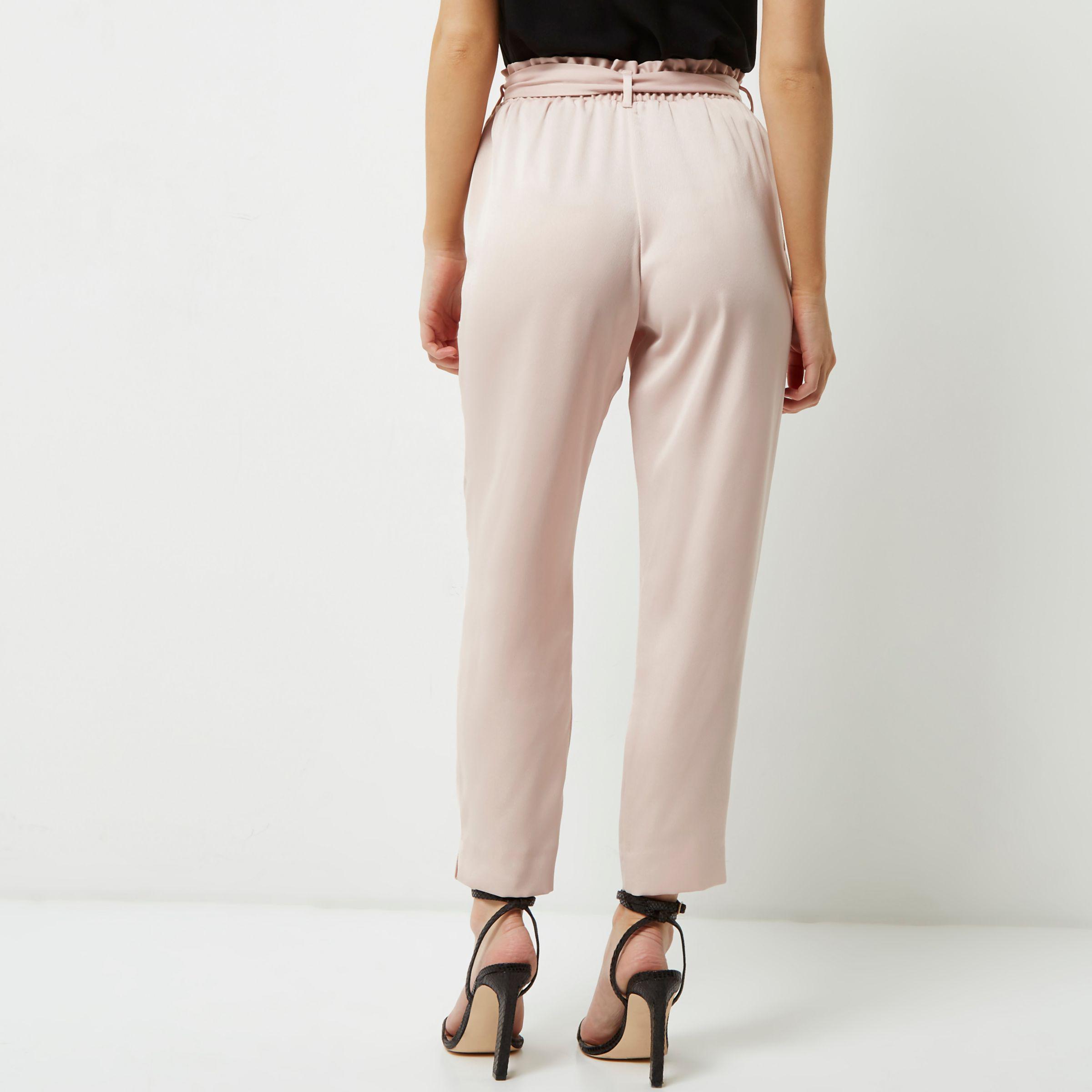 River Island Synthetic Petite Nude Tie 