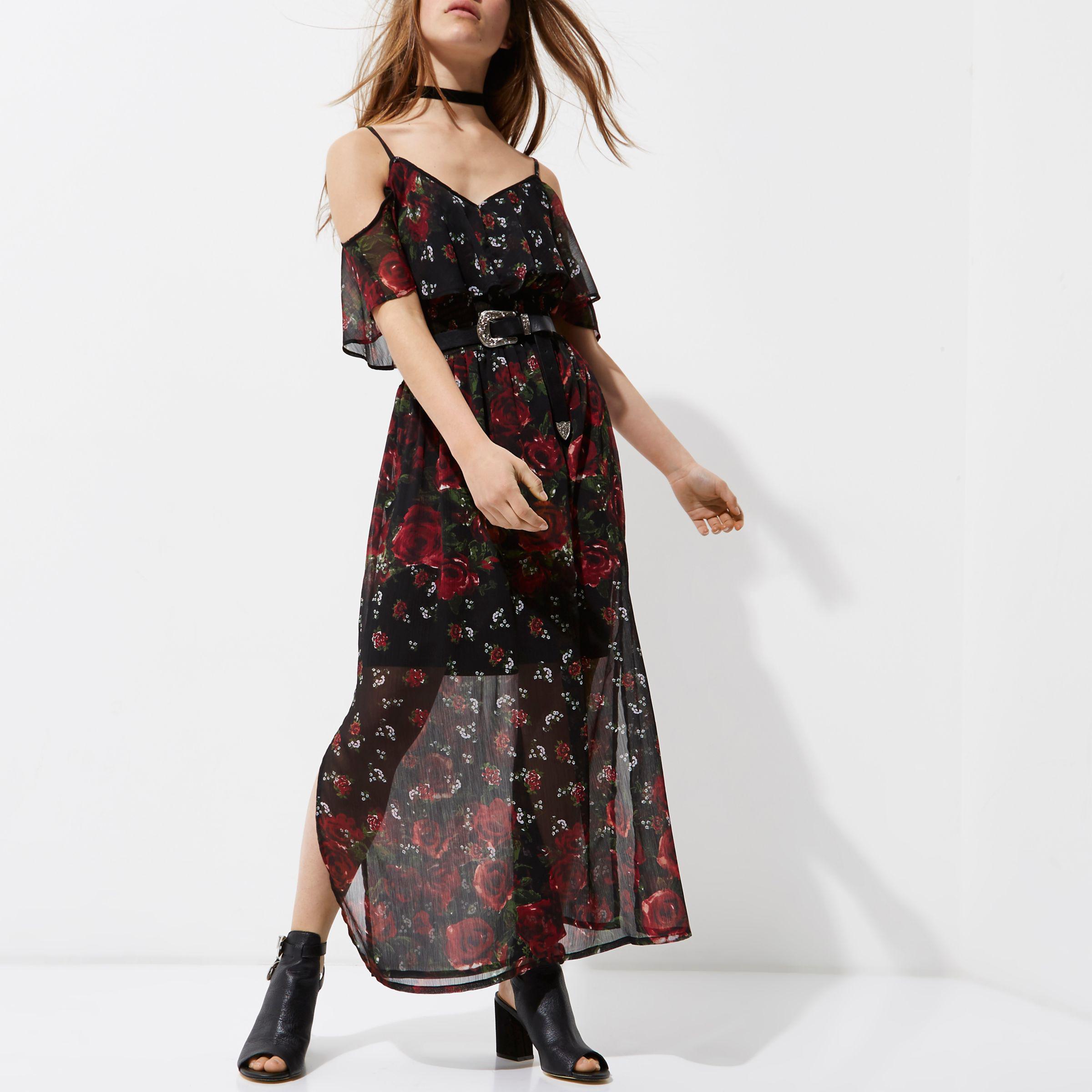river island petite maxi dress