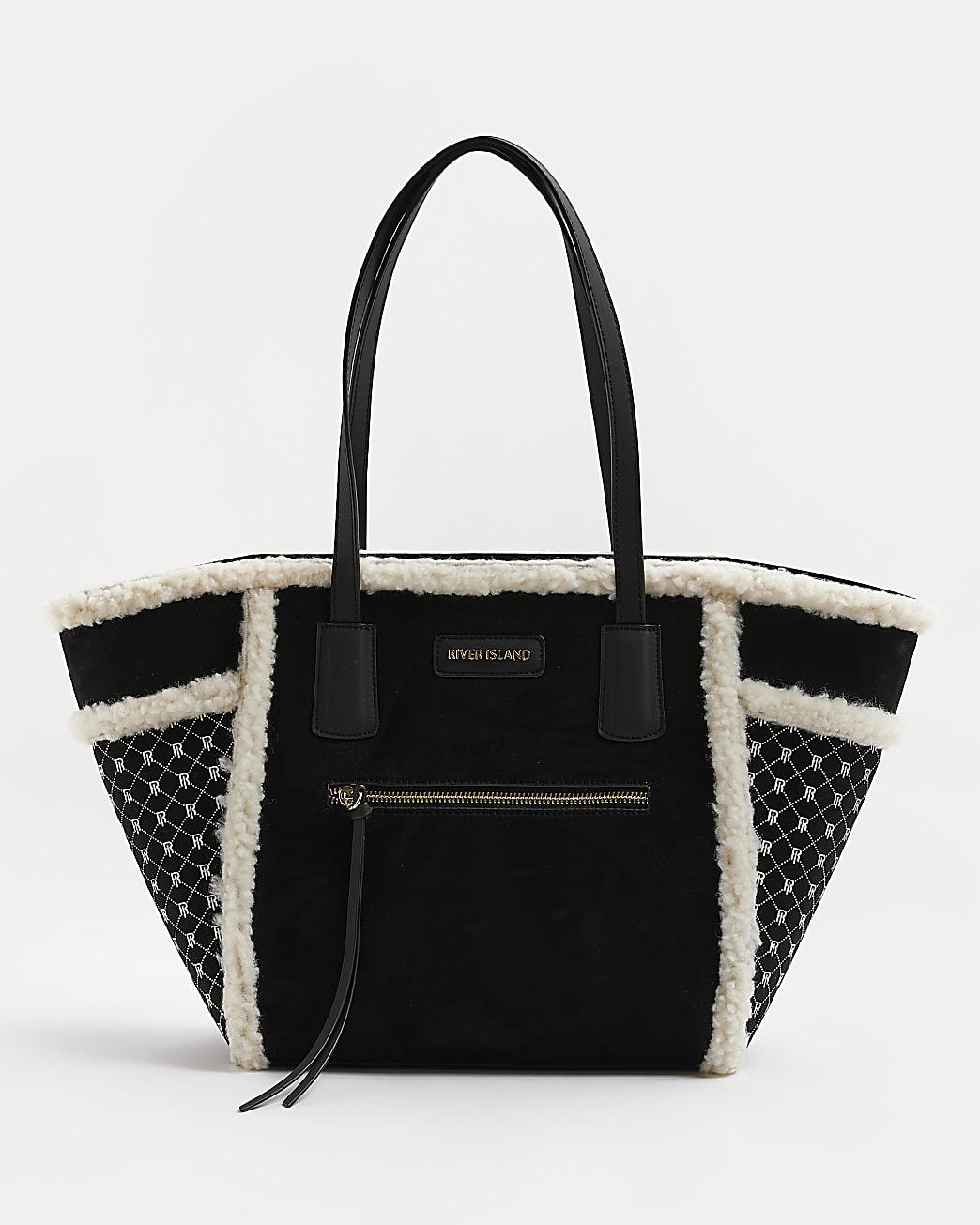 River Island Trim Tote Bag in Black Lyst