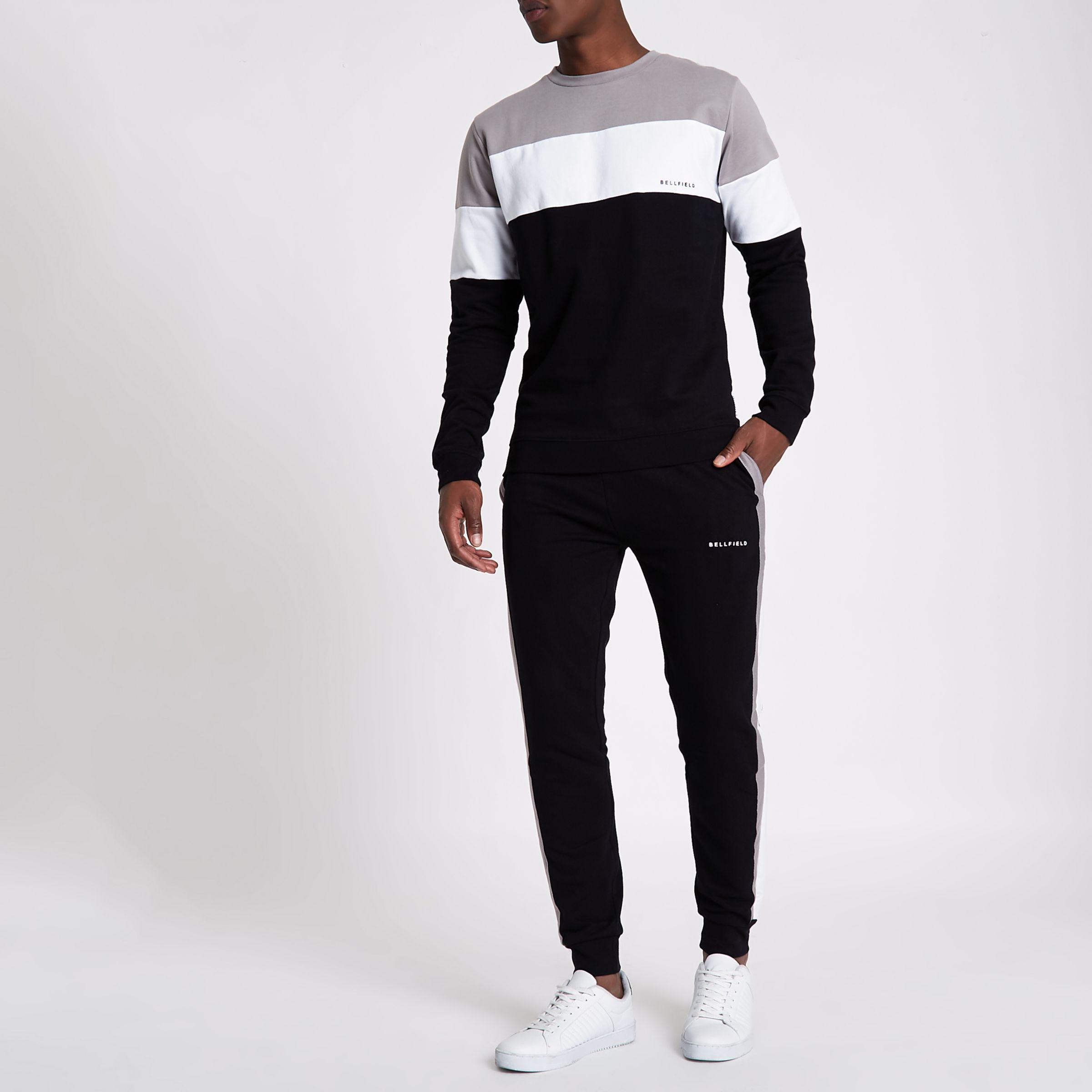 stripe joggers mens