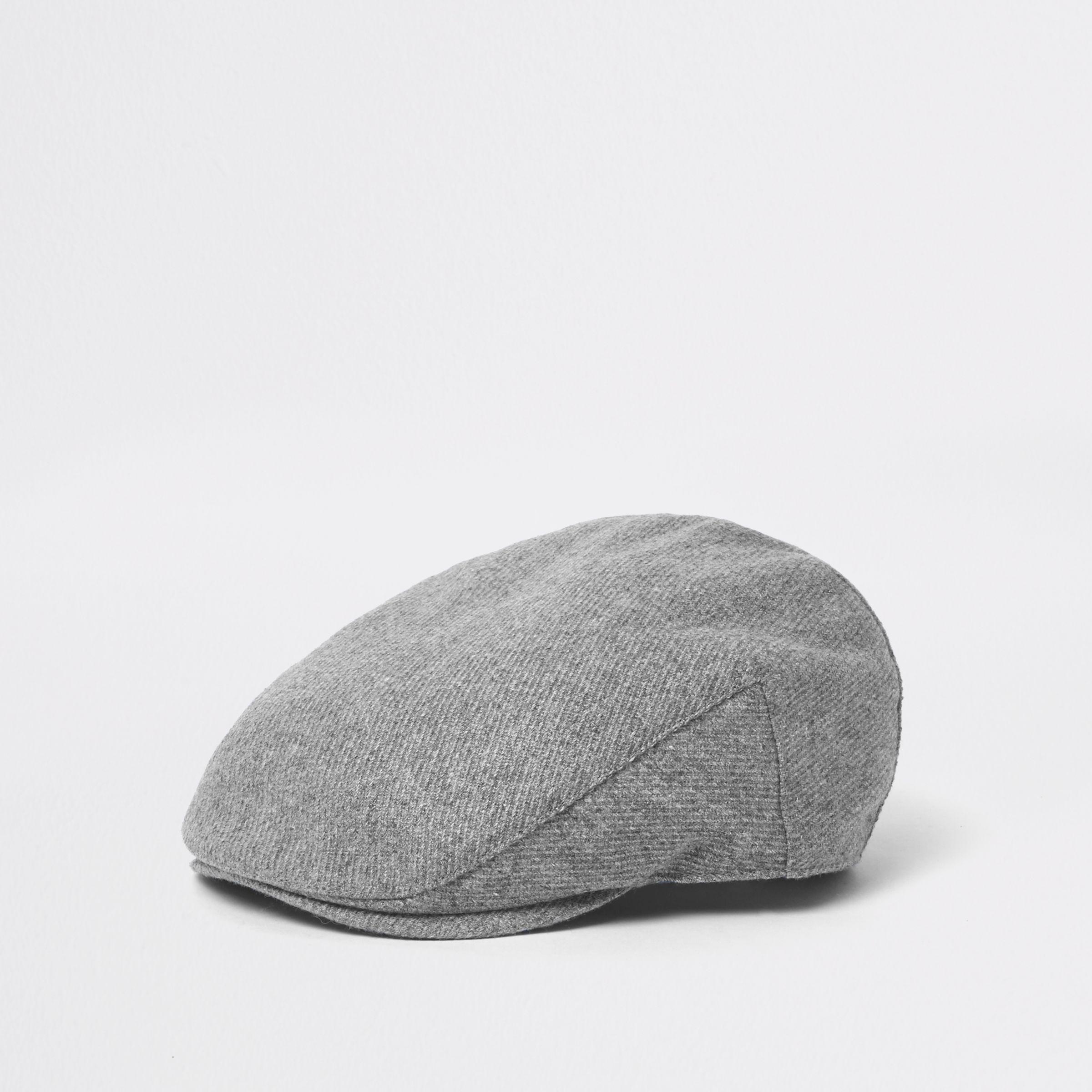 river island flat cap