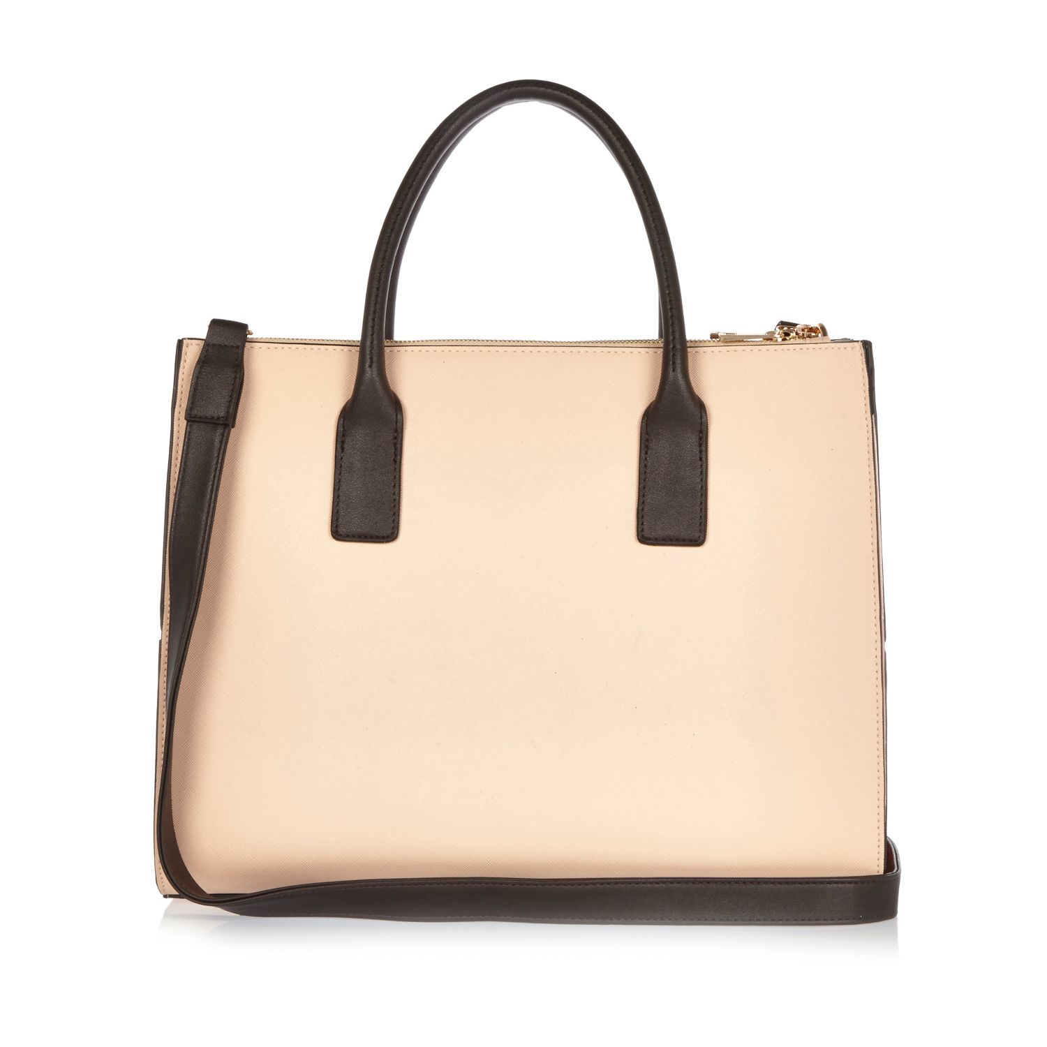 River Island Light Pink Woven Tote Handbag Lyst