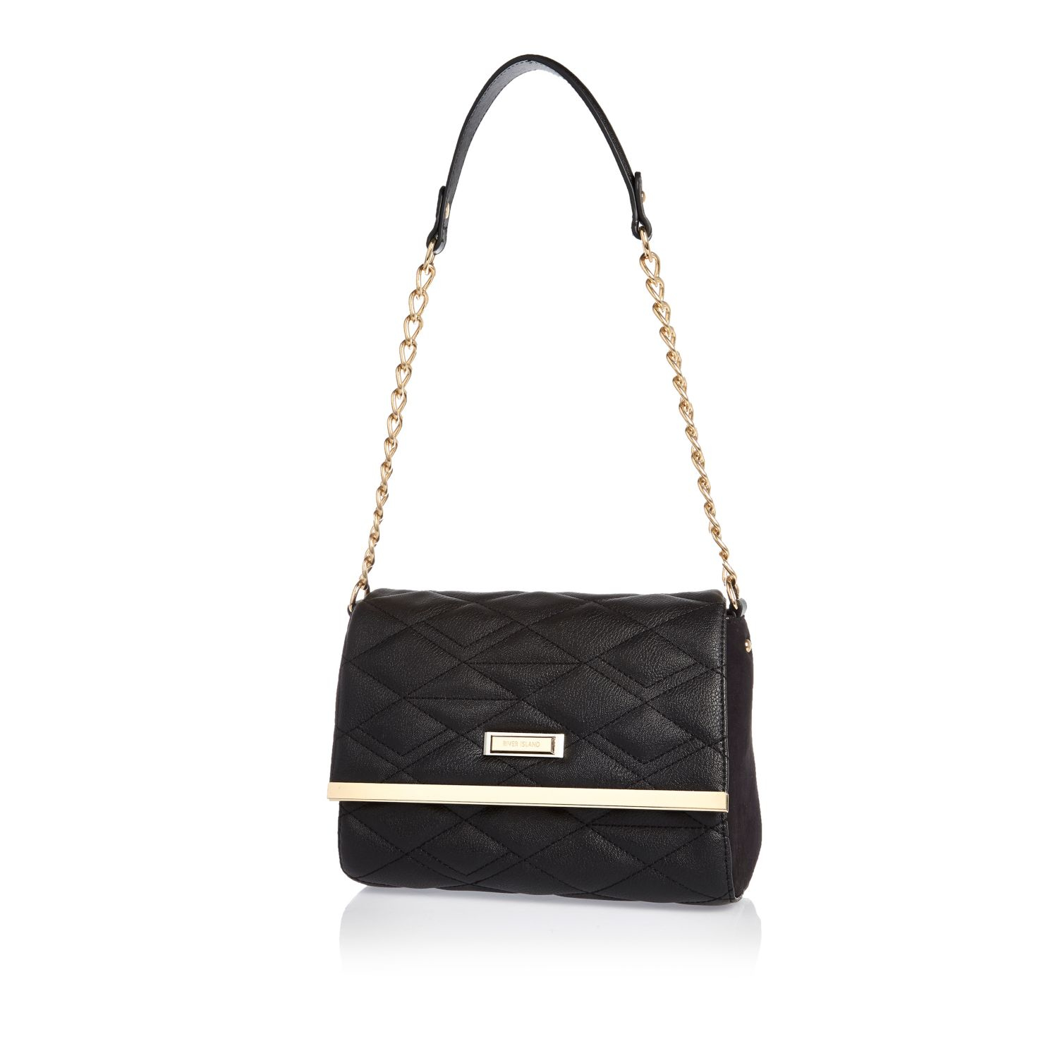 river island quilted shoulder bag