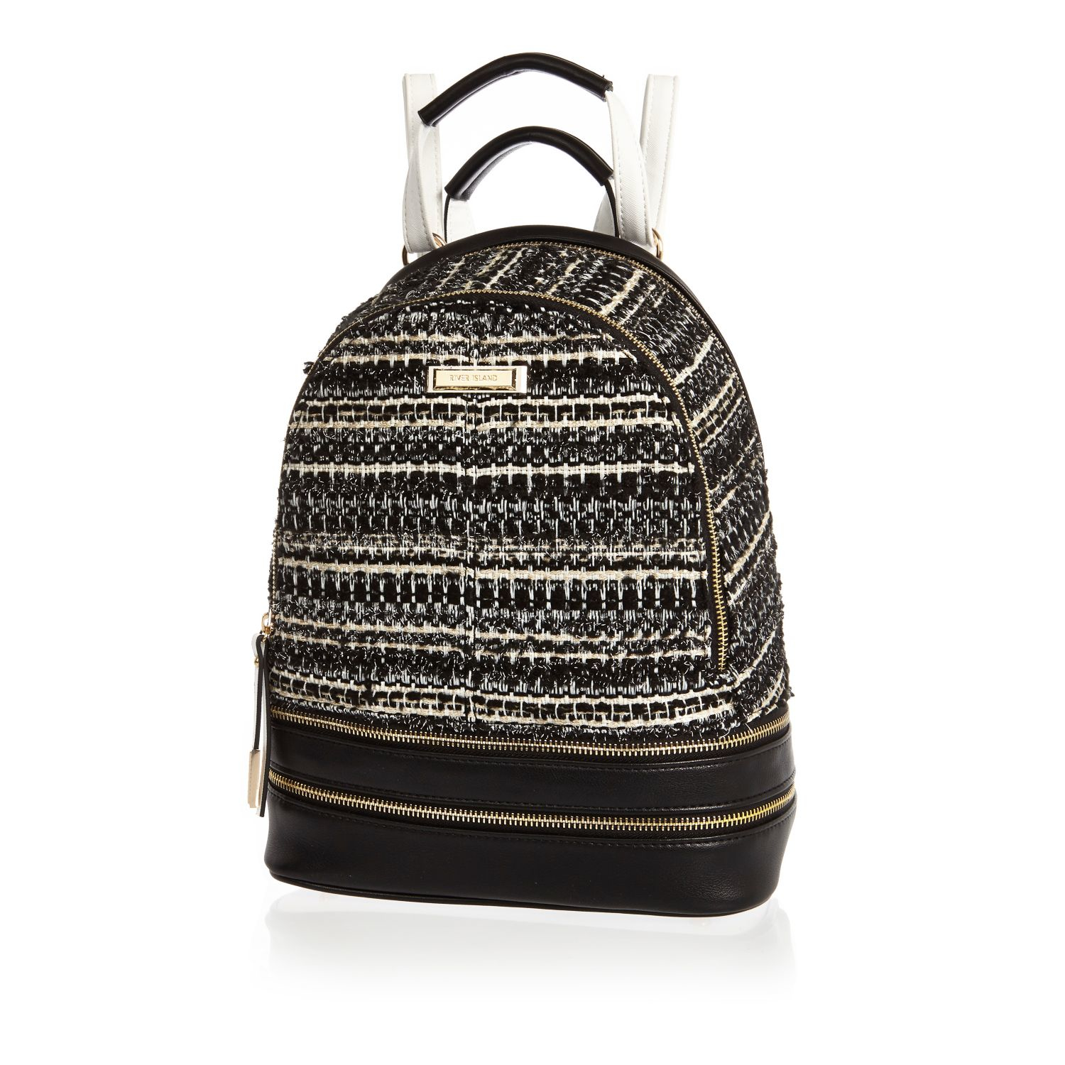 black backpack river island
