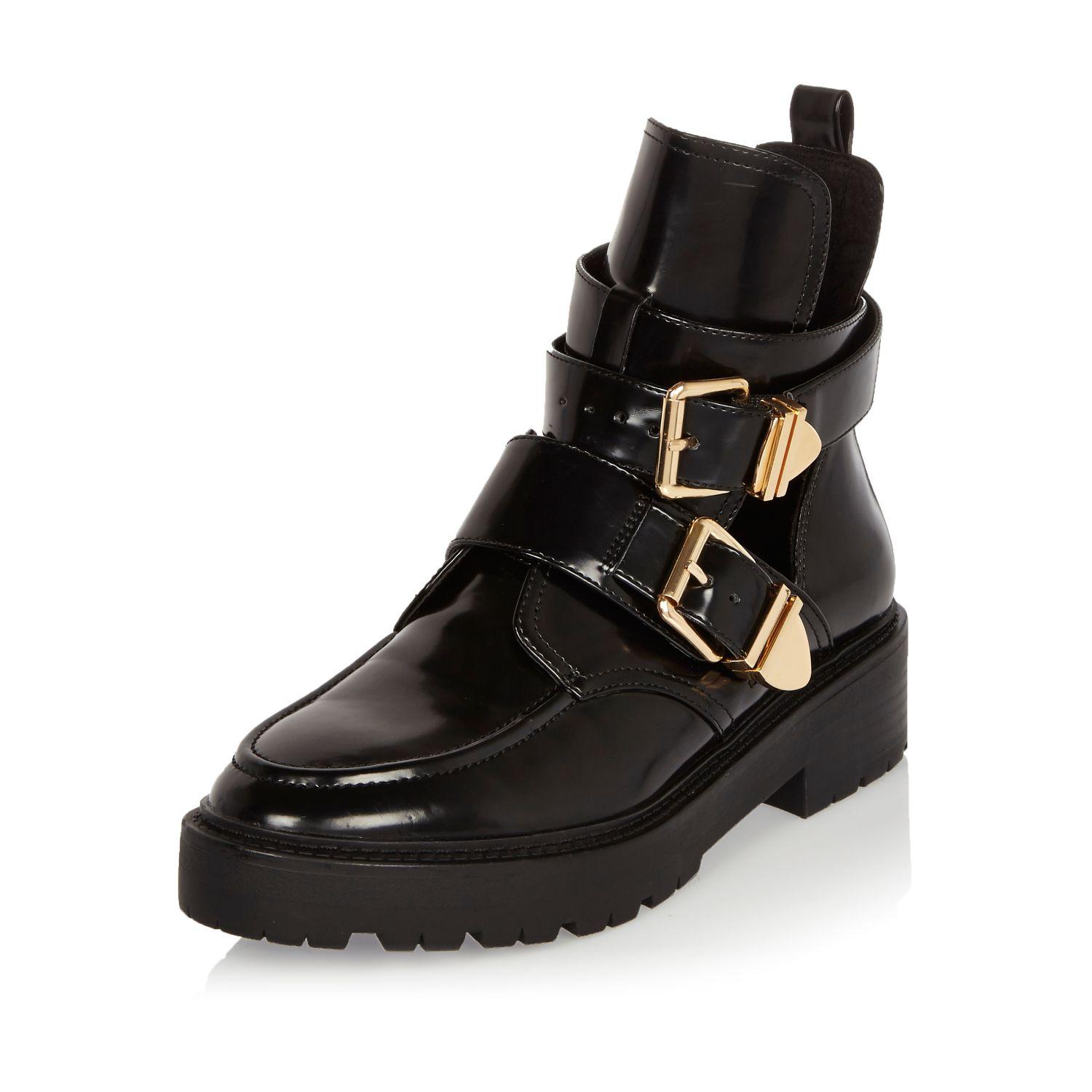 river island patent shoes