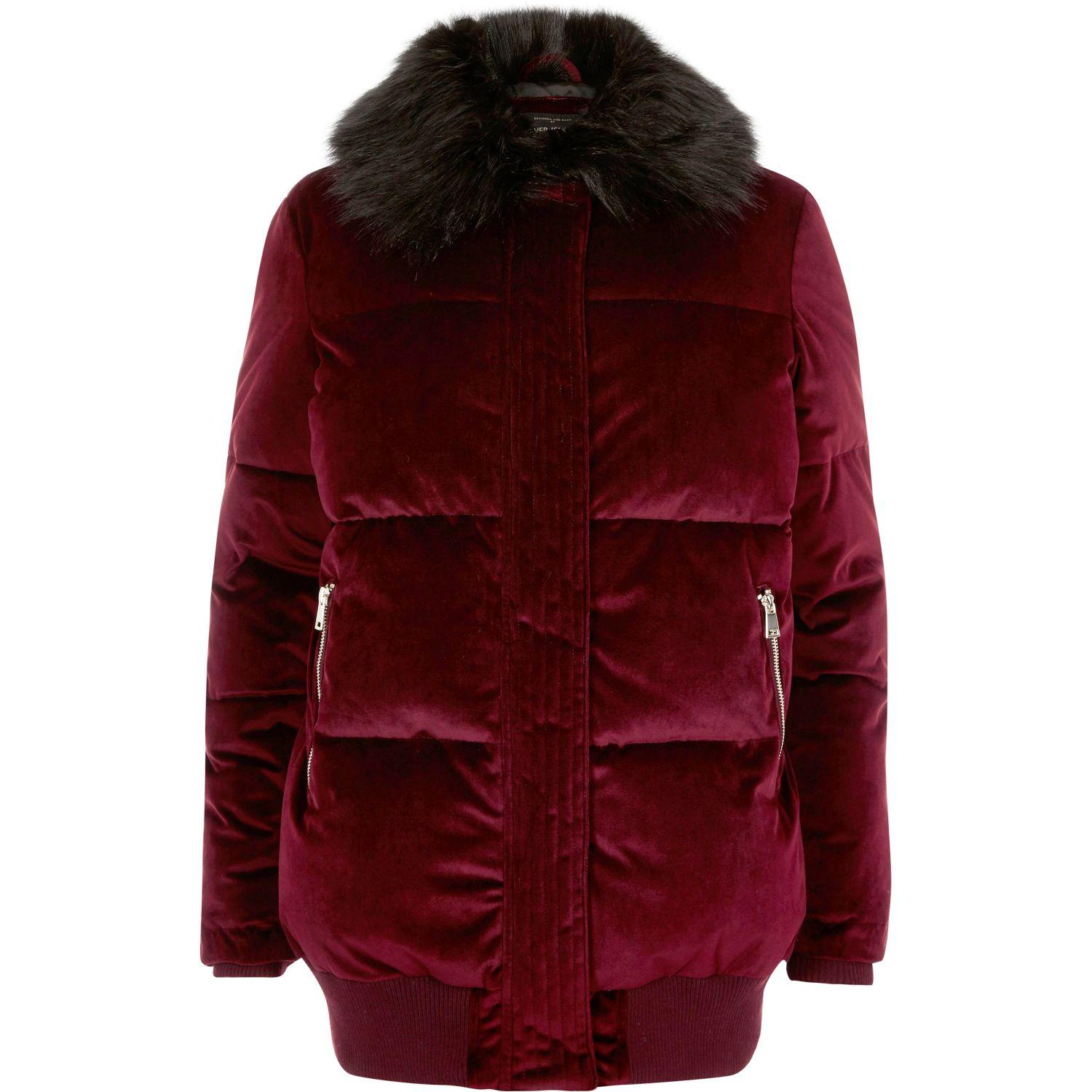 river island burgundy bolsa