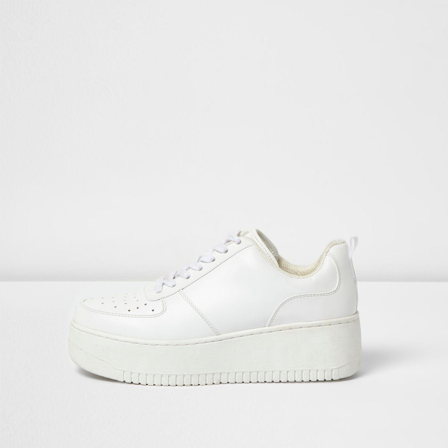 river island platform trainers