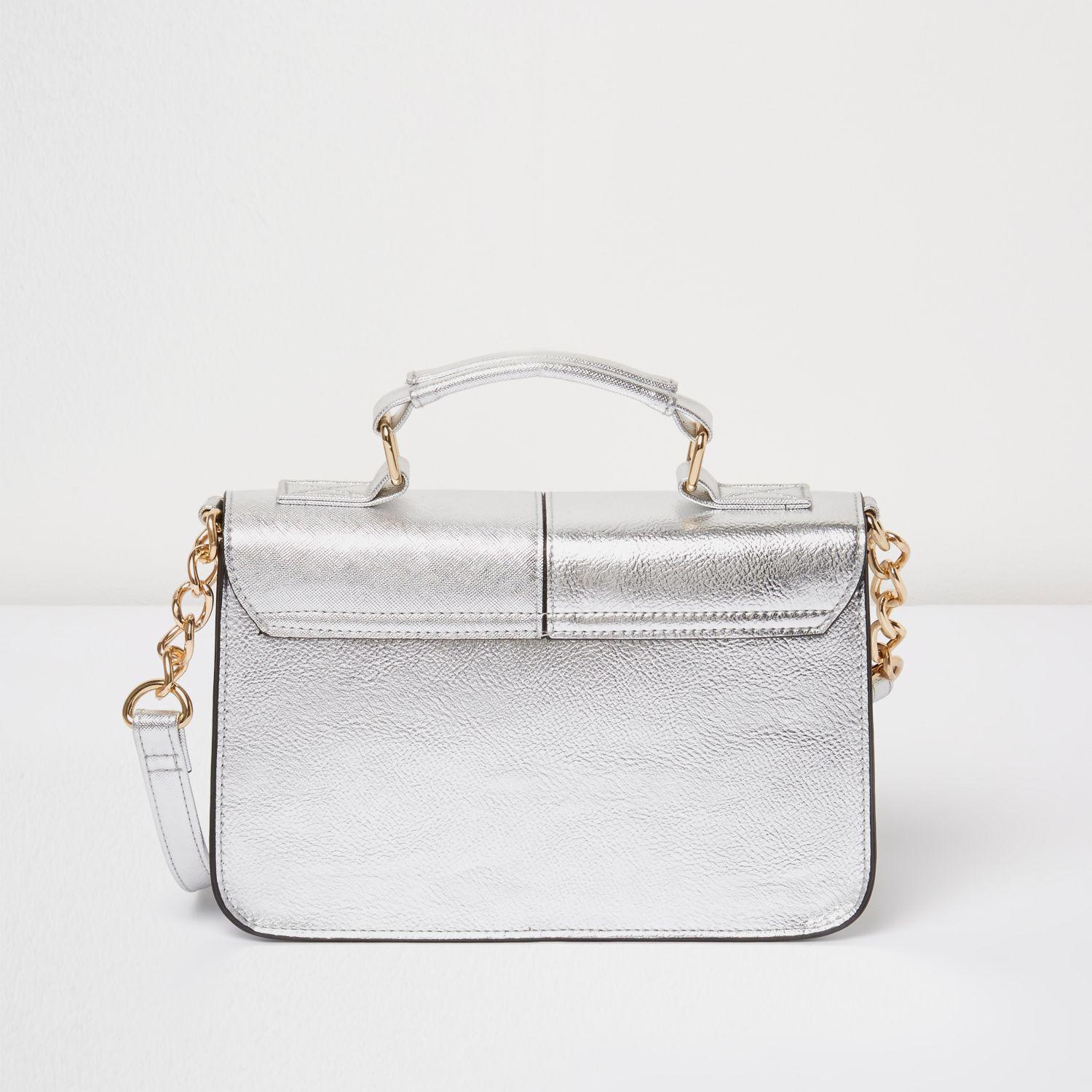 silver satchel