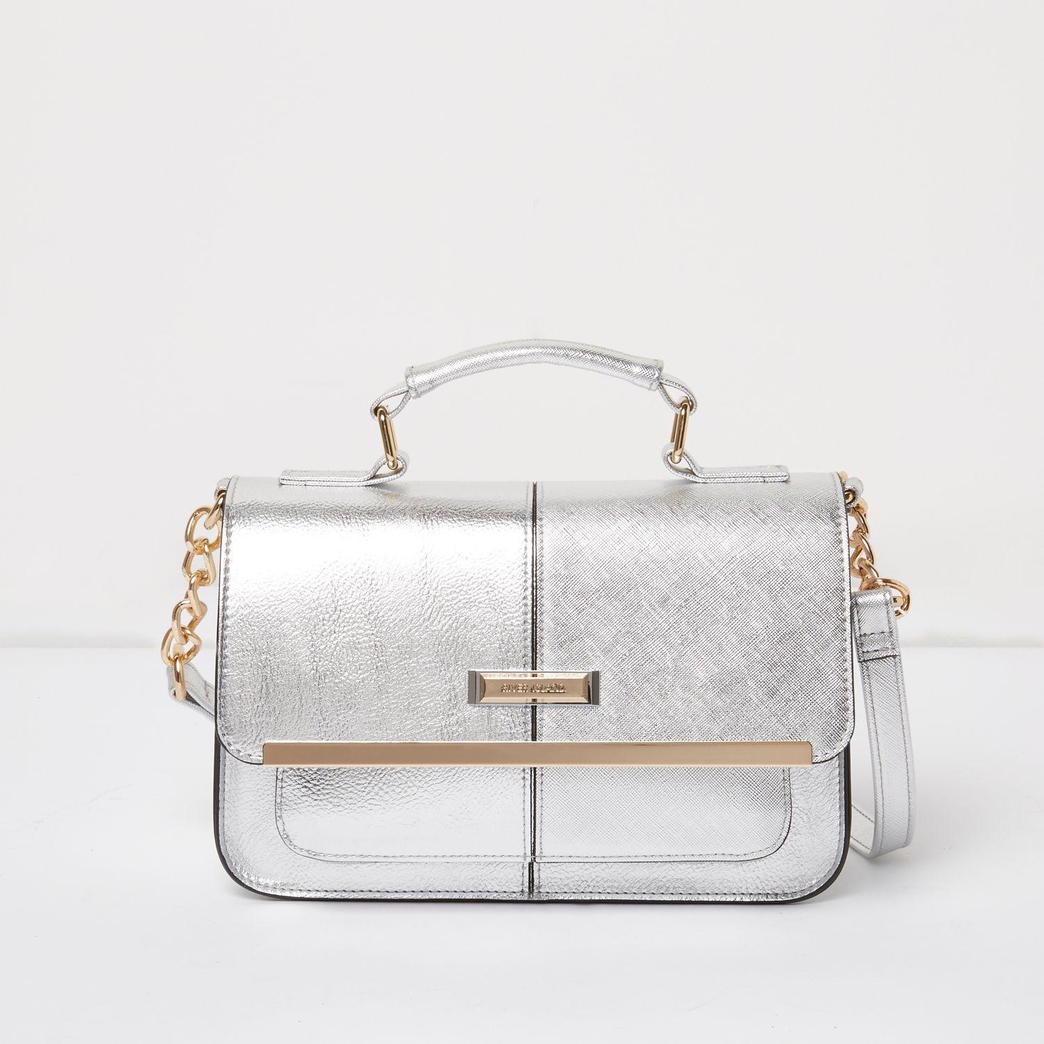 silver satchel