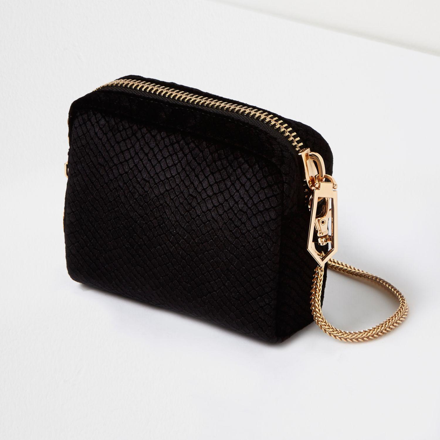 Black Velvet Crossbody Bag | Natural Resource Department