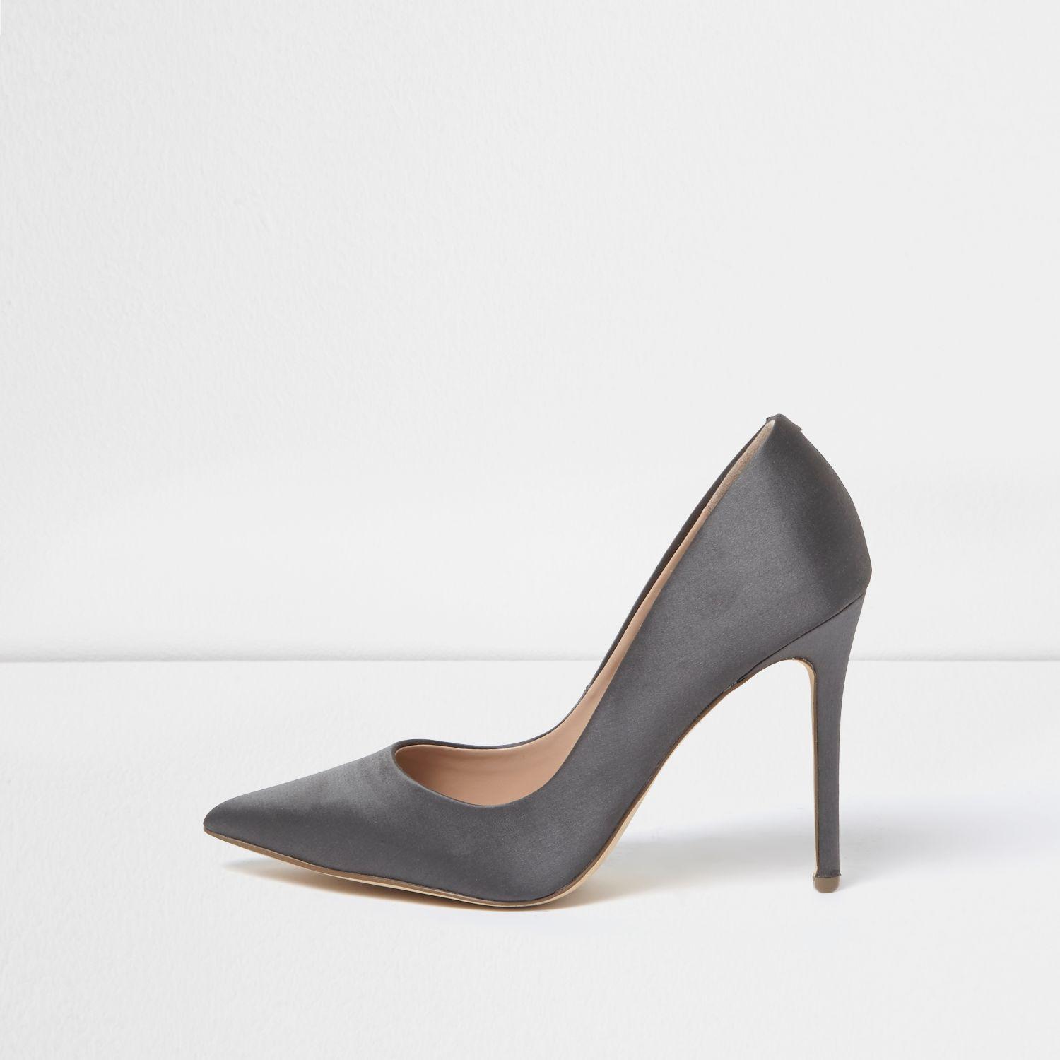 satin court shoes
