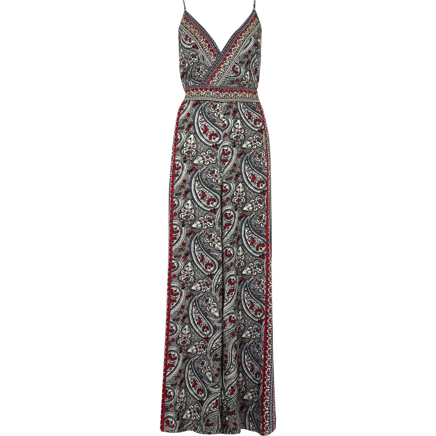 River Island Paisley Jumpsuit River Island Paisley Jumpsuit