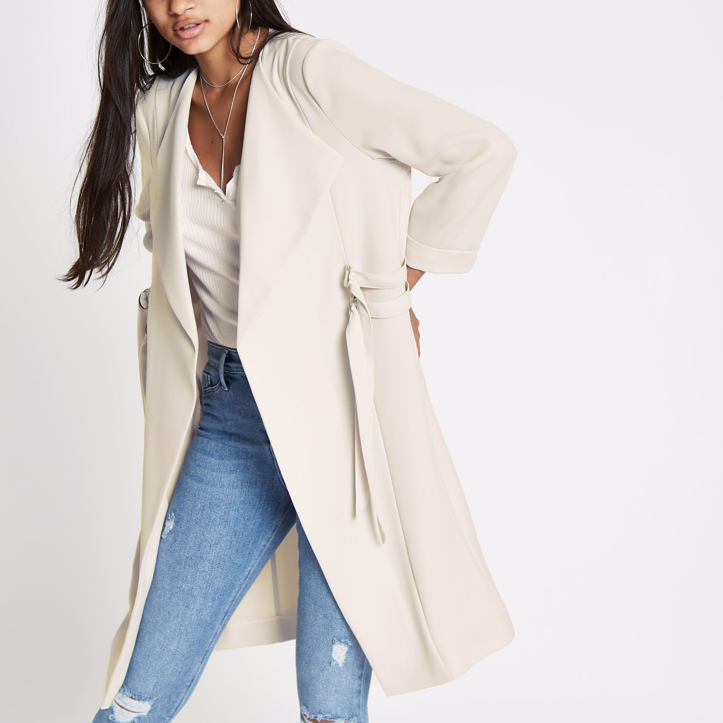 cream duster coat