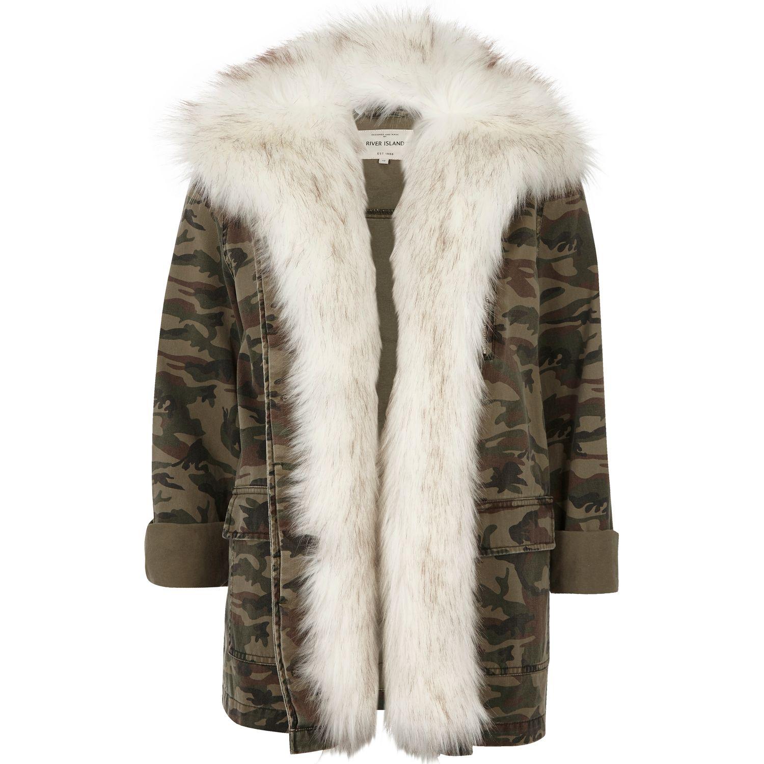 fur lined army jacket