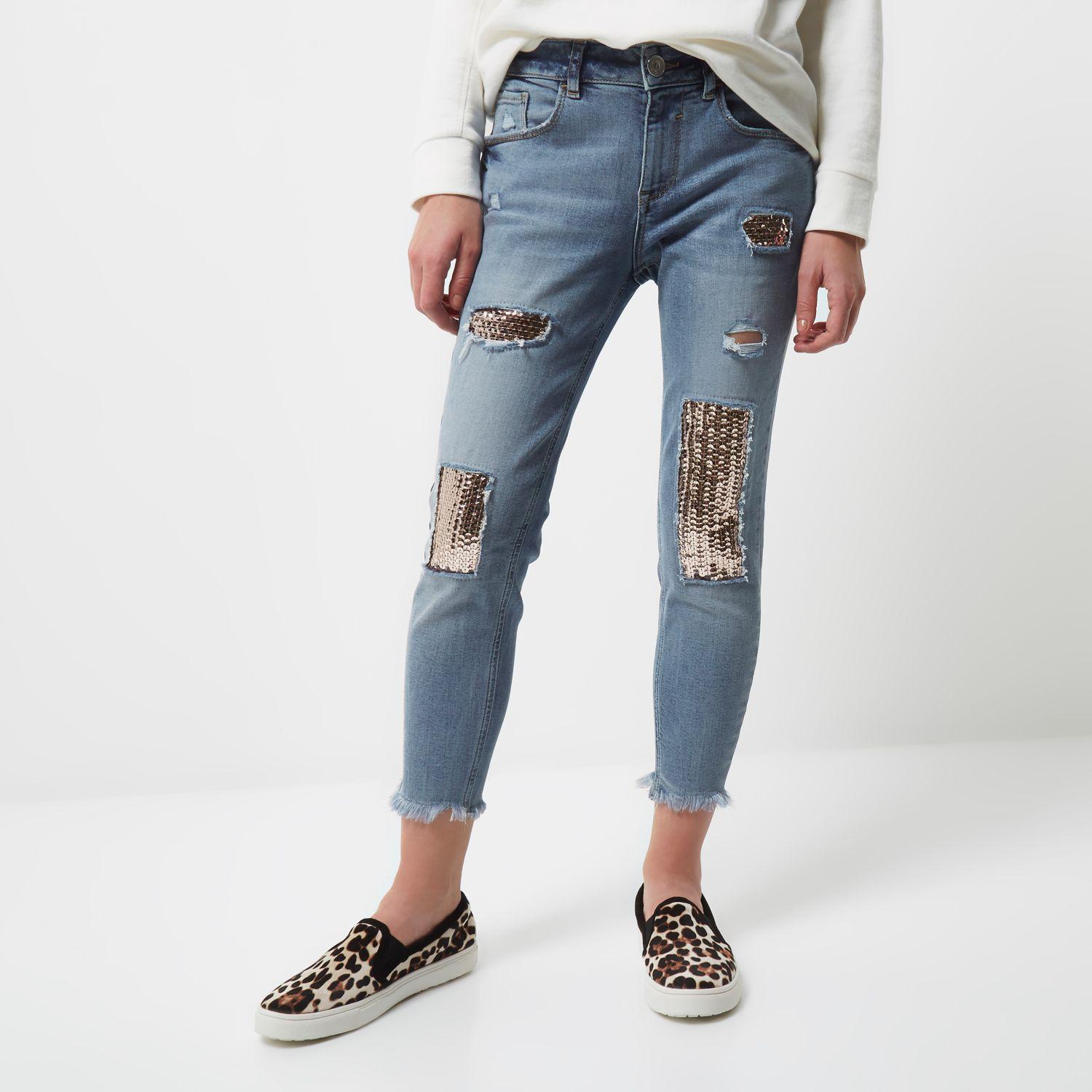relaxed skinny jeans womens
