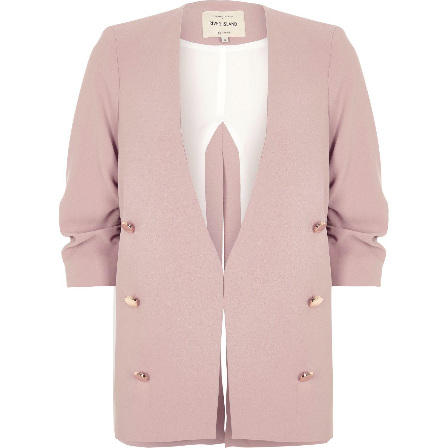 blush colored blazers