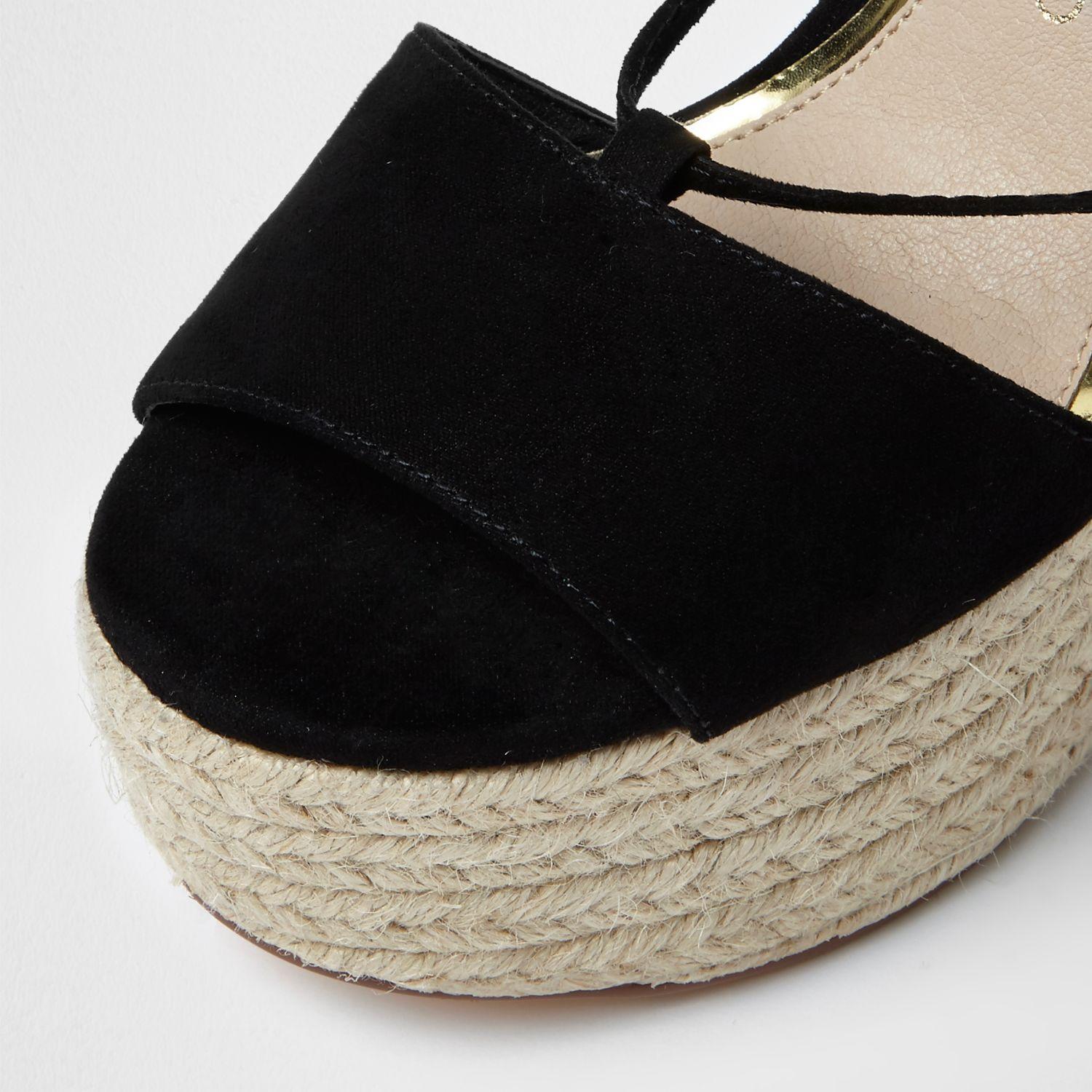 espadrille wedges tie up