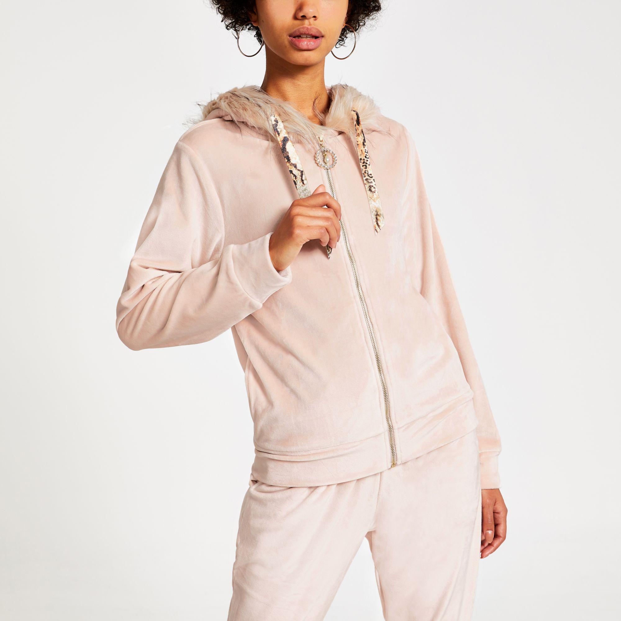 River island velour tracksuit Clearance