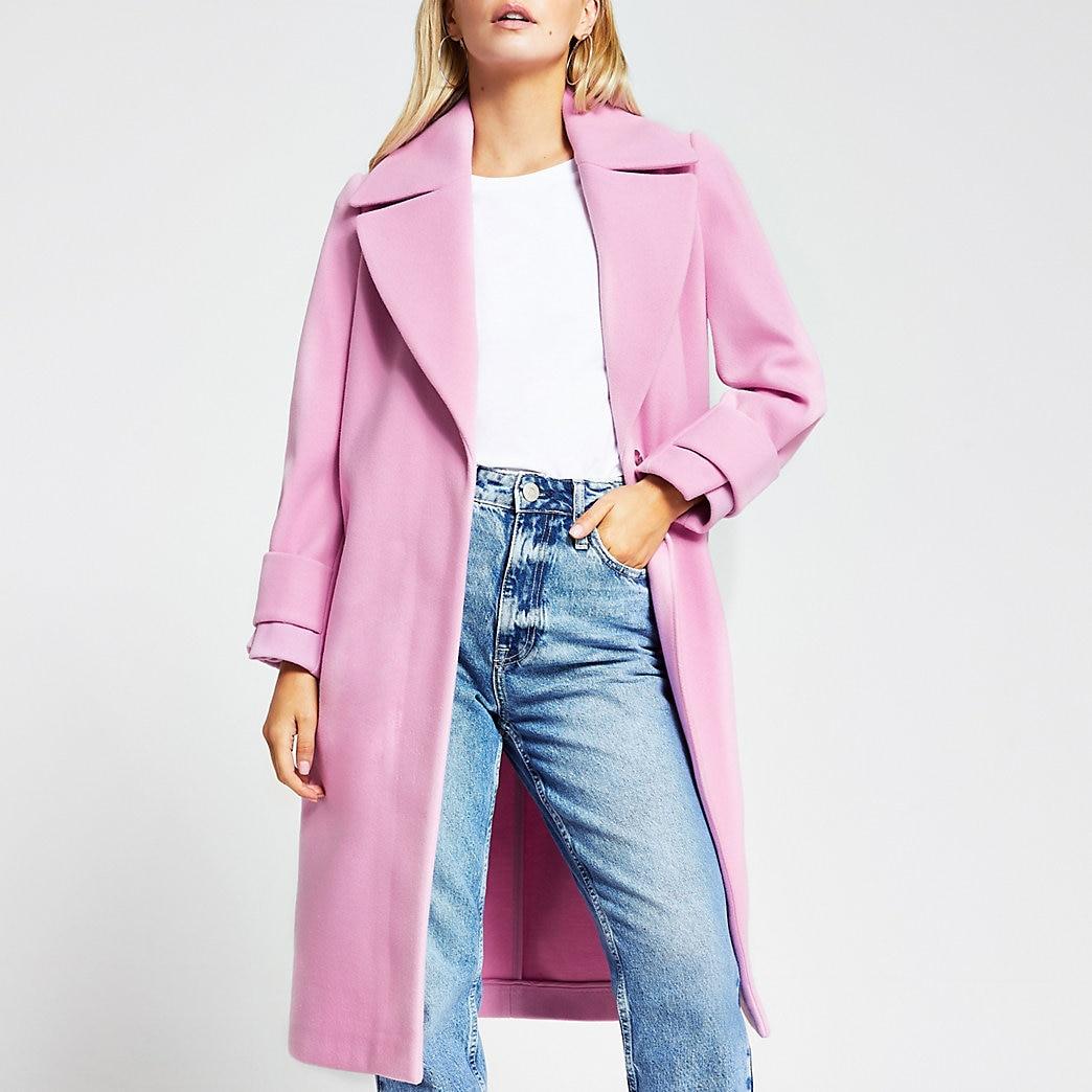 petite a line coat