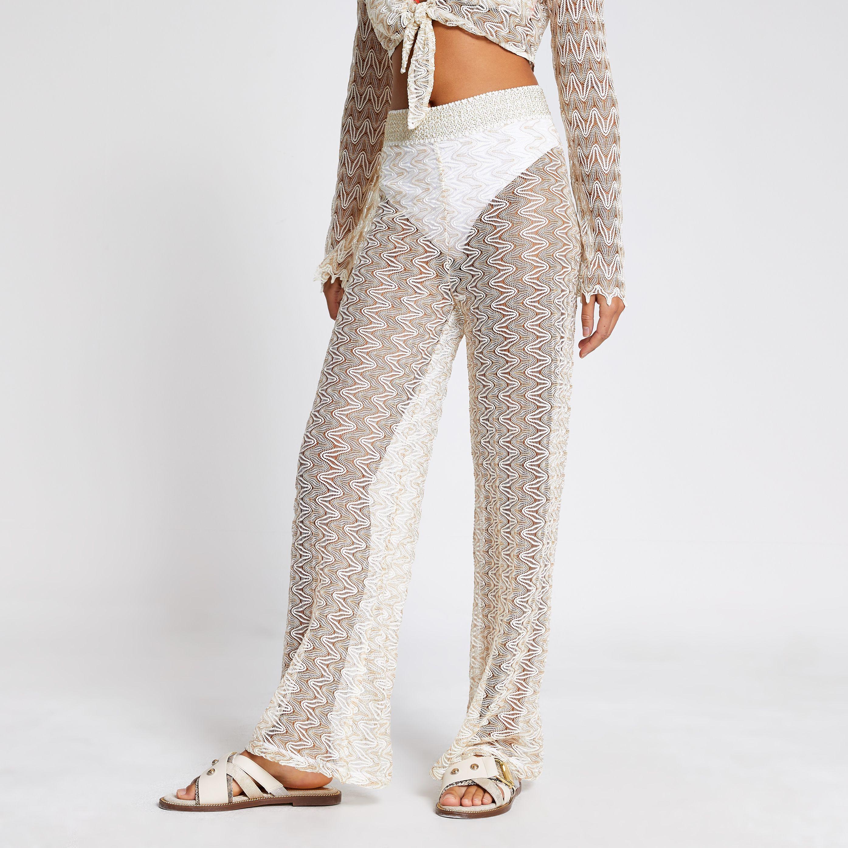 Knit beach trousers Clearance