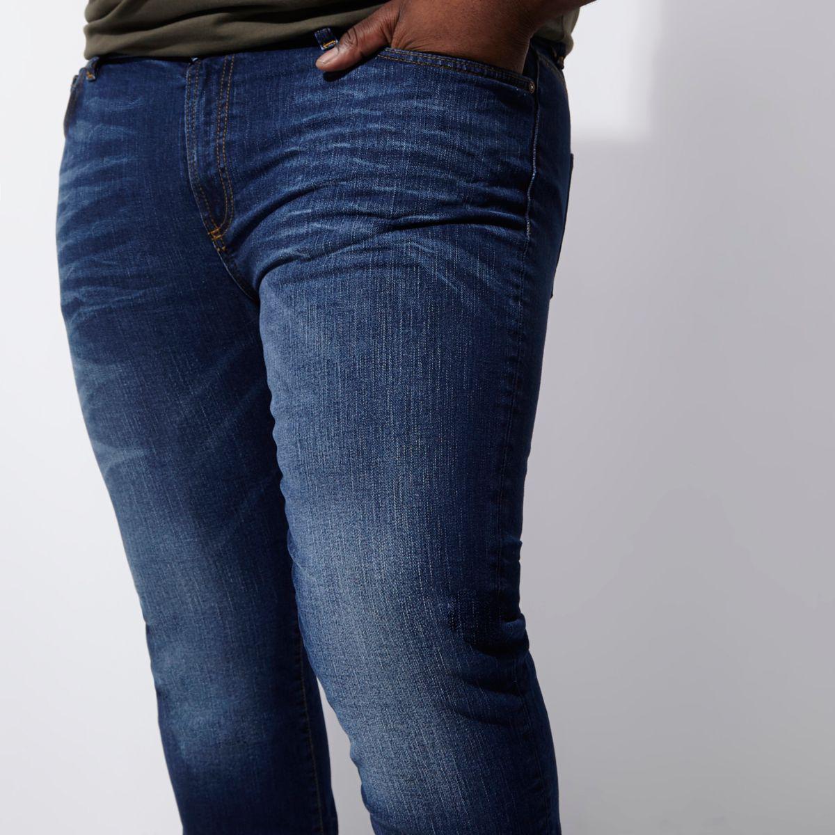 River Island Denim Big And Tall Dean Straight Leg Jeans in Blue for Men Lyst