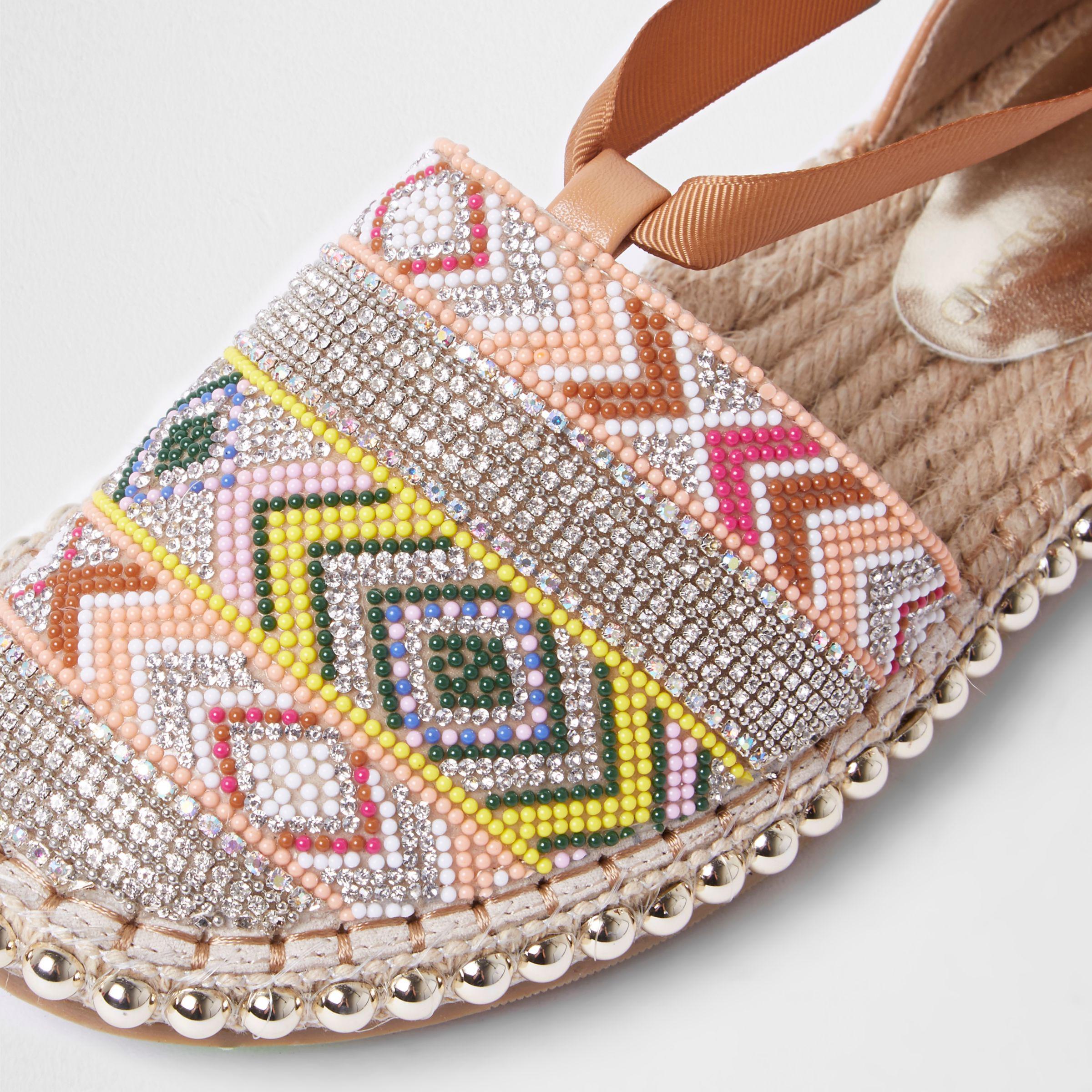 beaded espadrilles