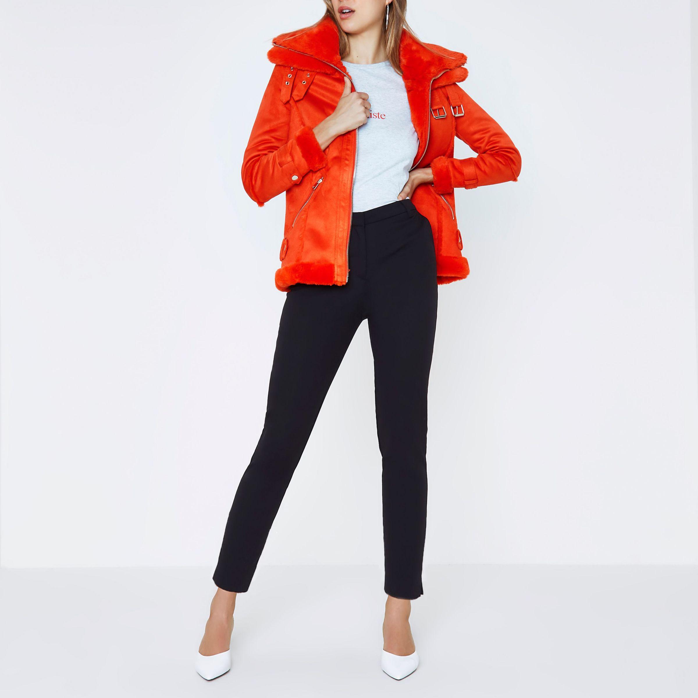 river island orange jacket