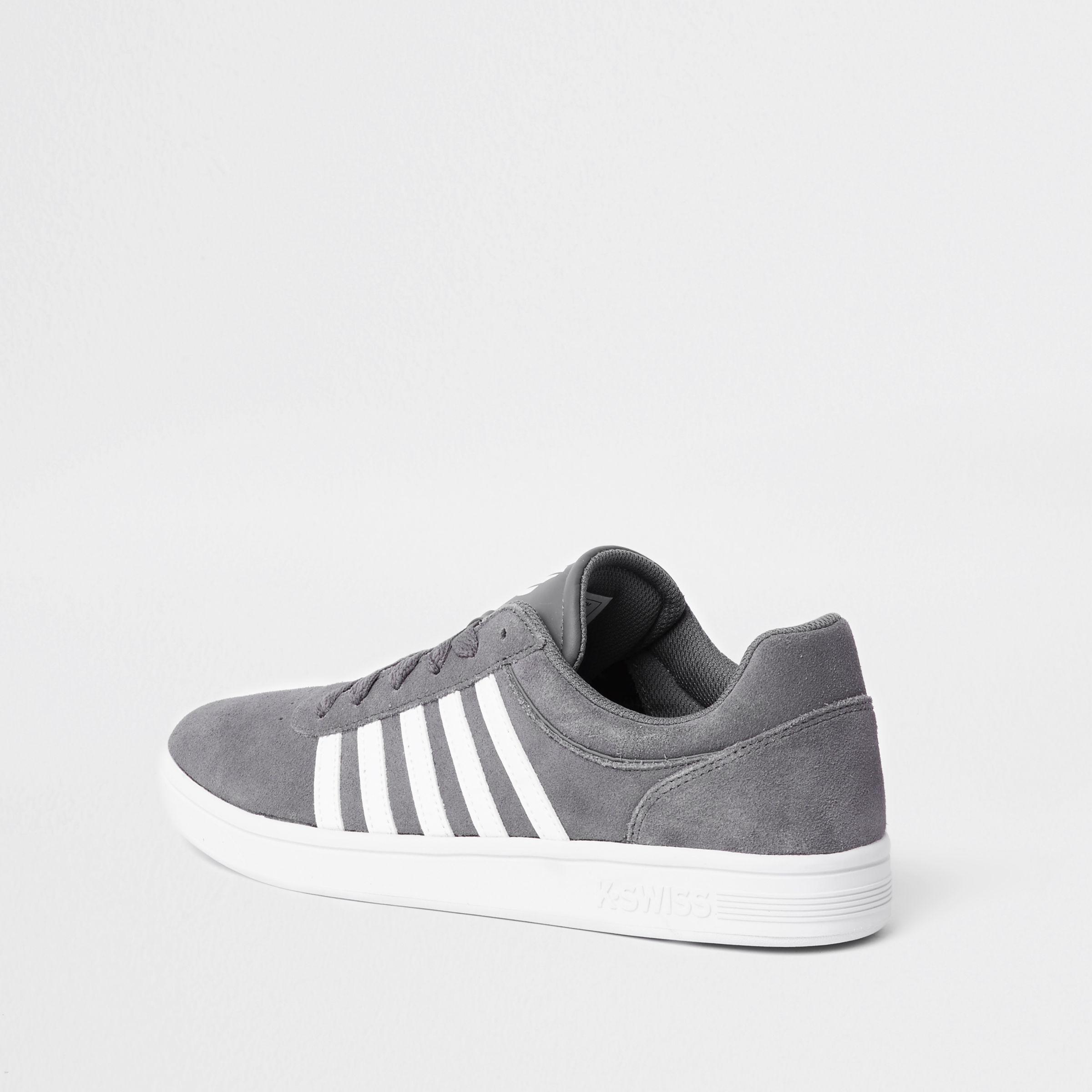 grey k swiss