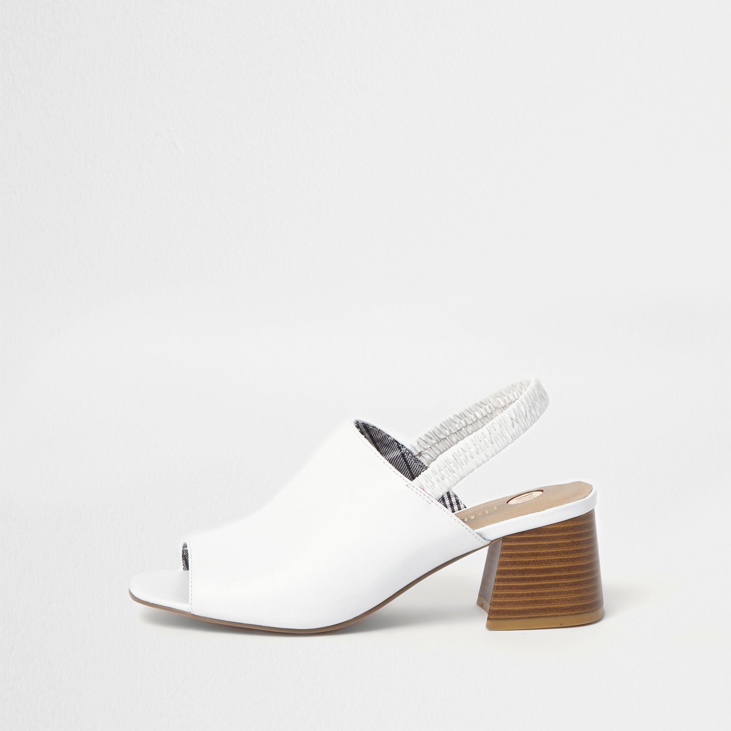 slingback mules open toe