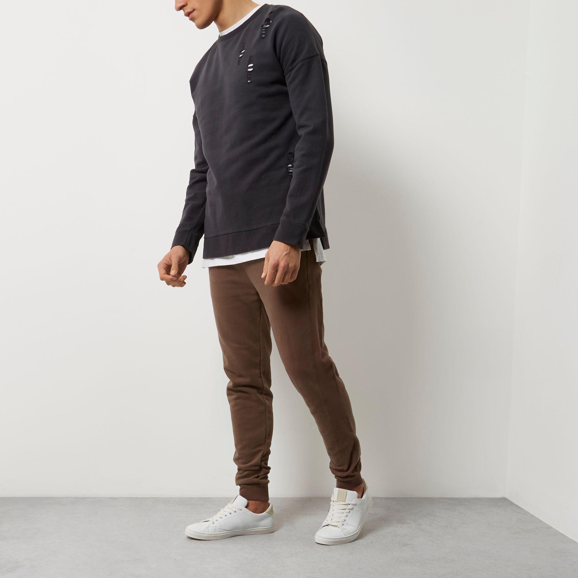 river island sequin joggers