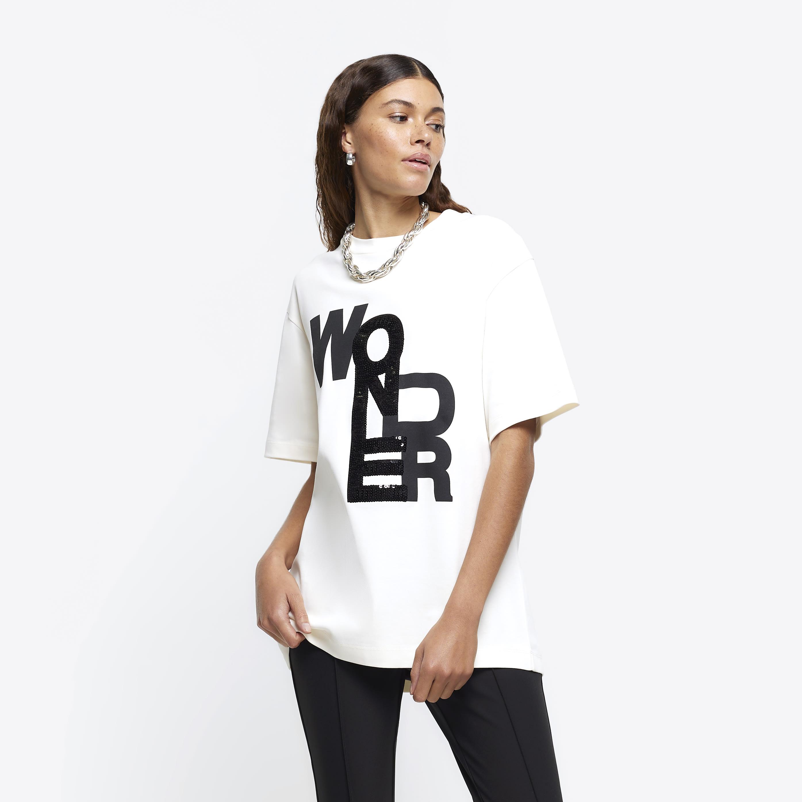 River island ladies cheap tee shirts